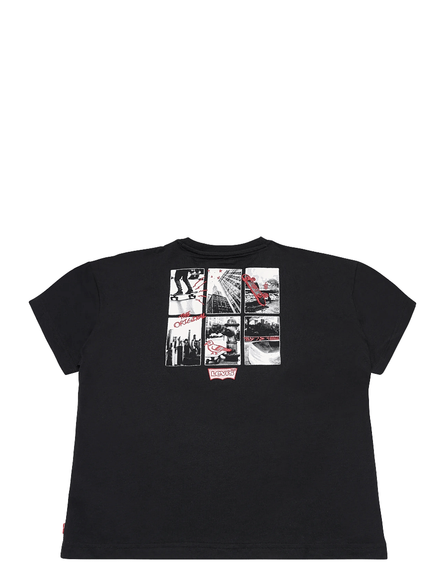 Levi's - TE-S/S TEE - kortærmede t-shirts - jet black - 1