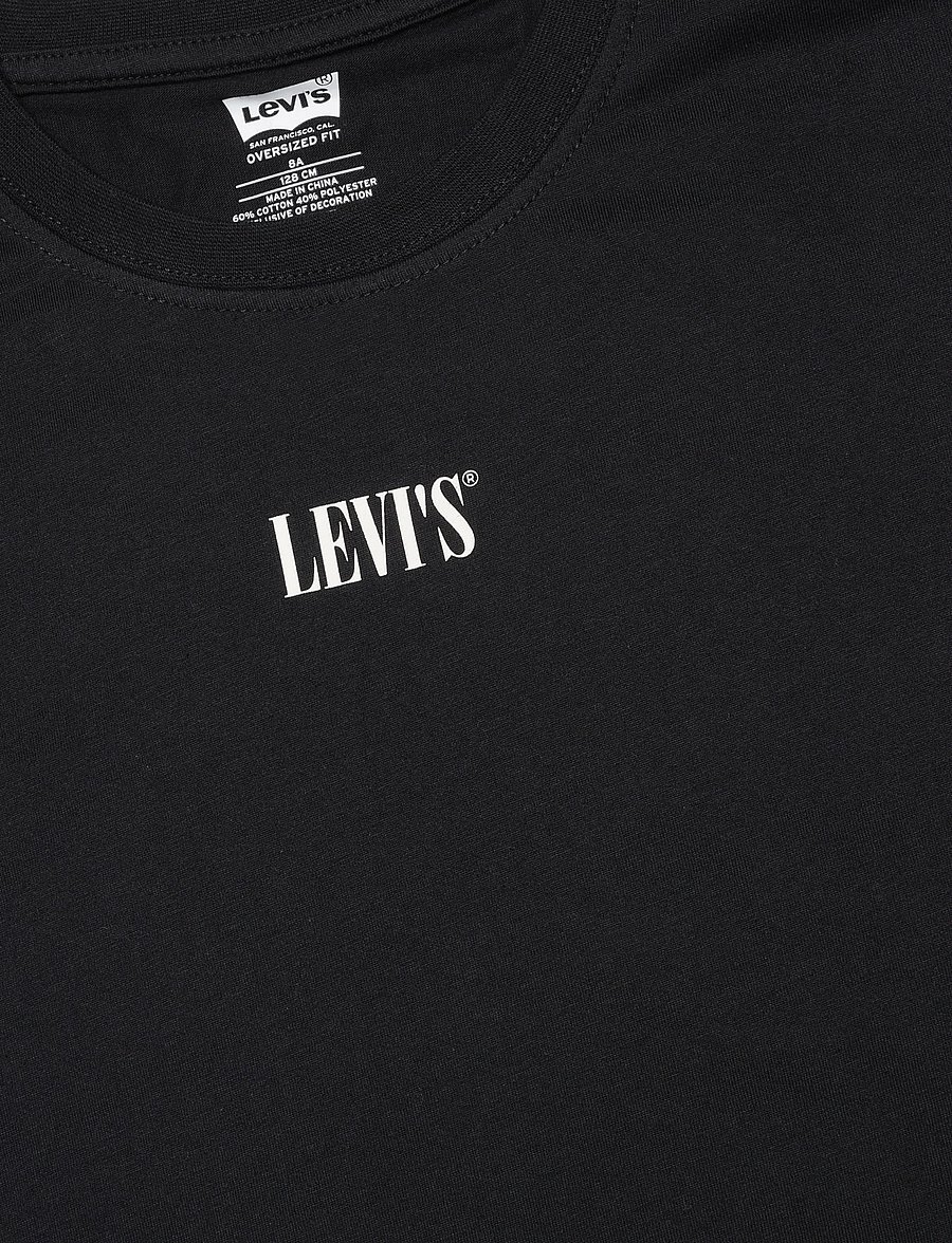 Levi's - TE-S/S TEE - kortærmede t-shirts - jet black - 2