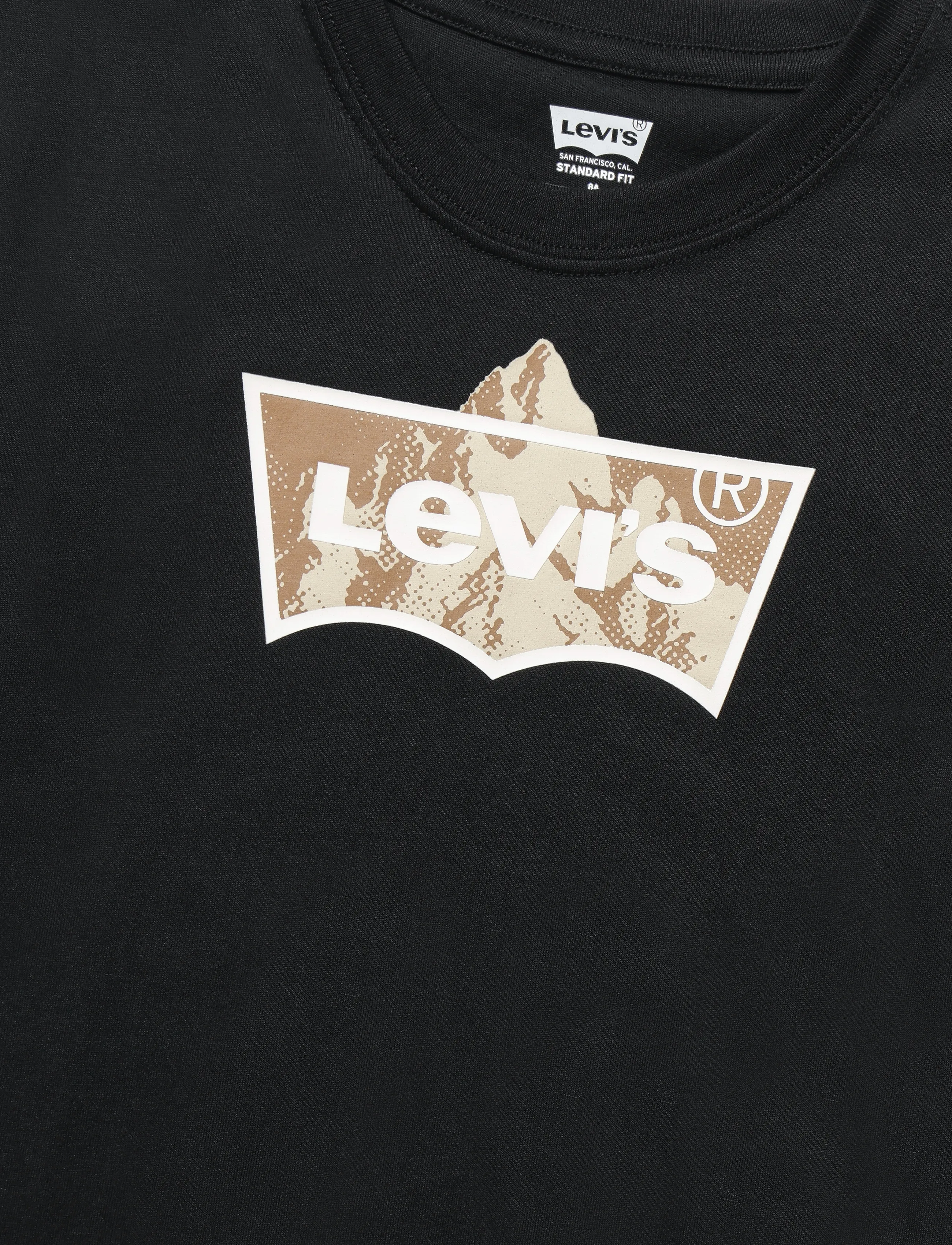 Levi's - TE-S/S TEE - lühikeste varrukatega t-särgid - jet black - 2