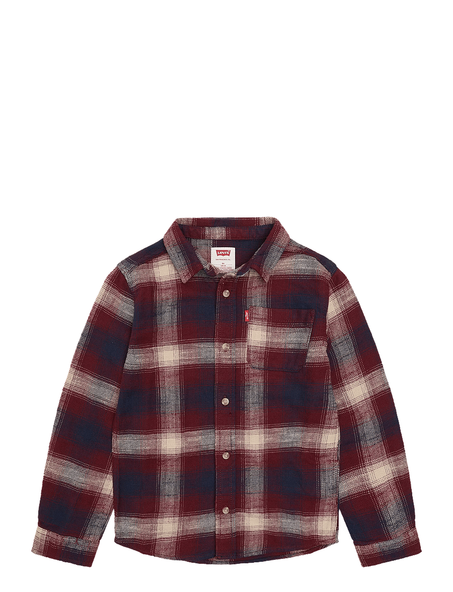 Levi's - LW-L/S WOVEN TOP - langärmlige hemden - tawny port - 0