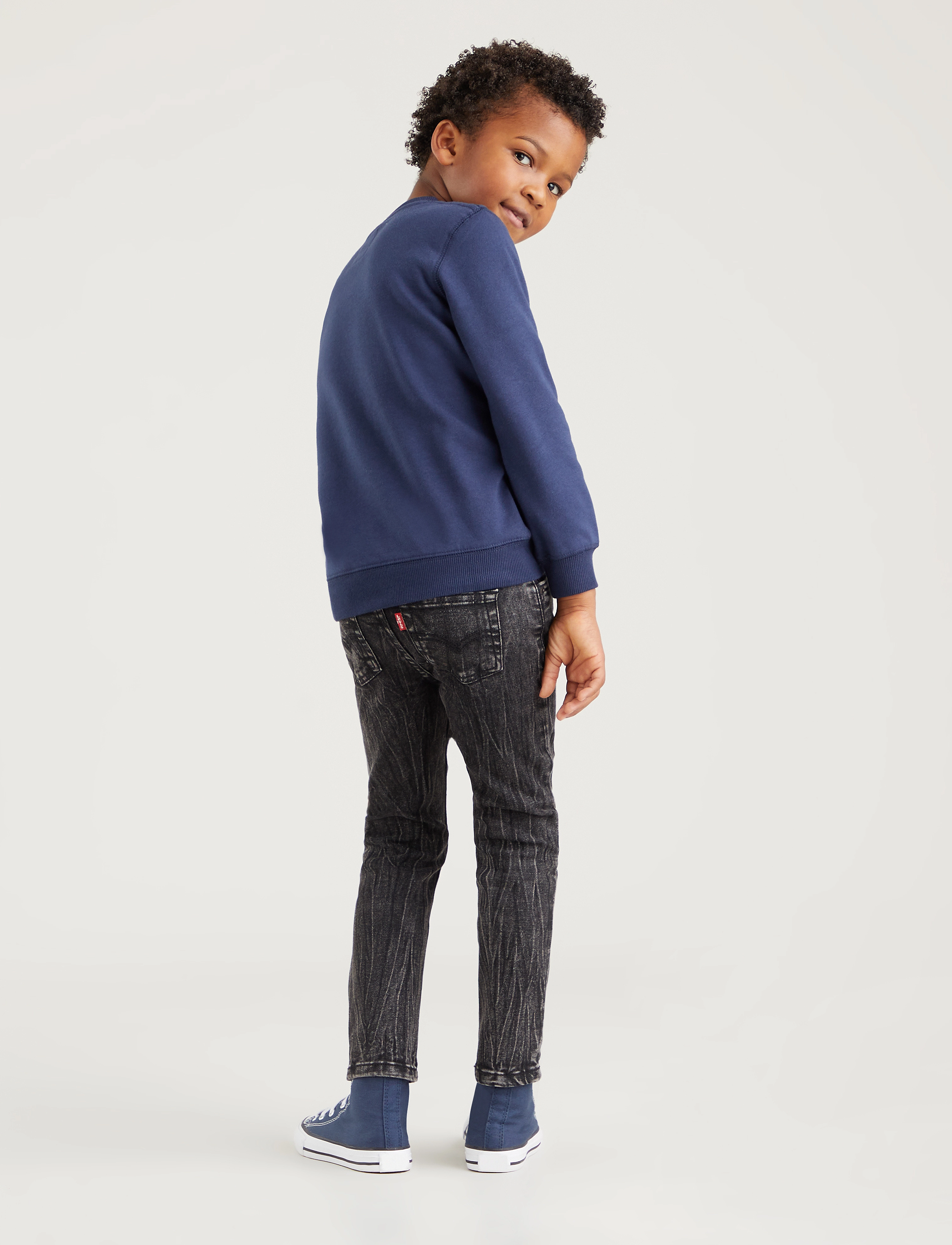 Levi's - Levi's® Batwing Crewneck Sweatshirt - sweatshirts - dress blues - 4