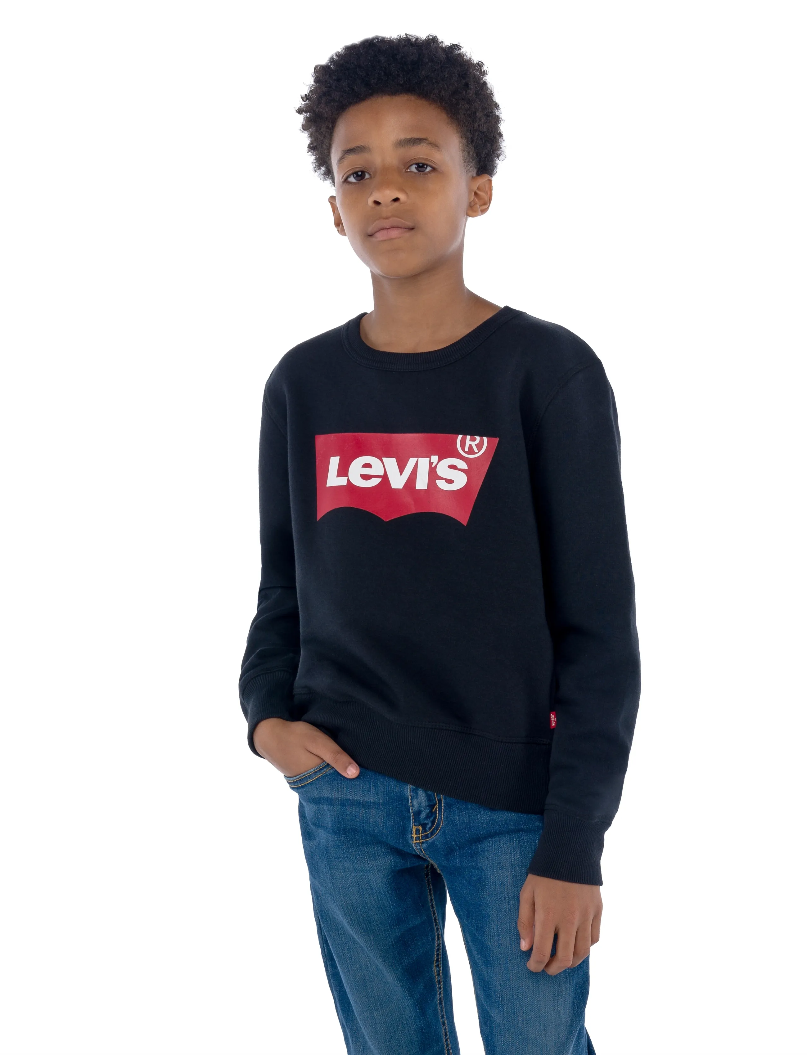Levi's Levi's® Batwing Crewneck Sweatshirt - Sweatshirts & Hoodies - NOIR / black