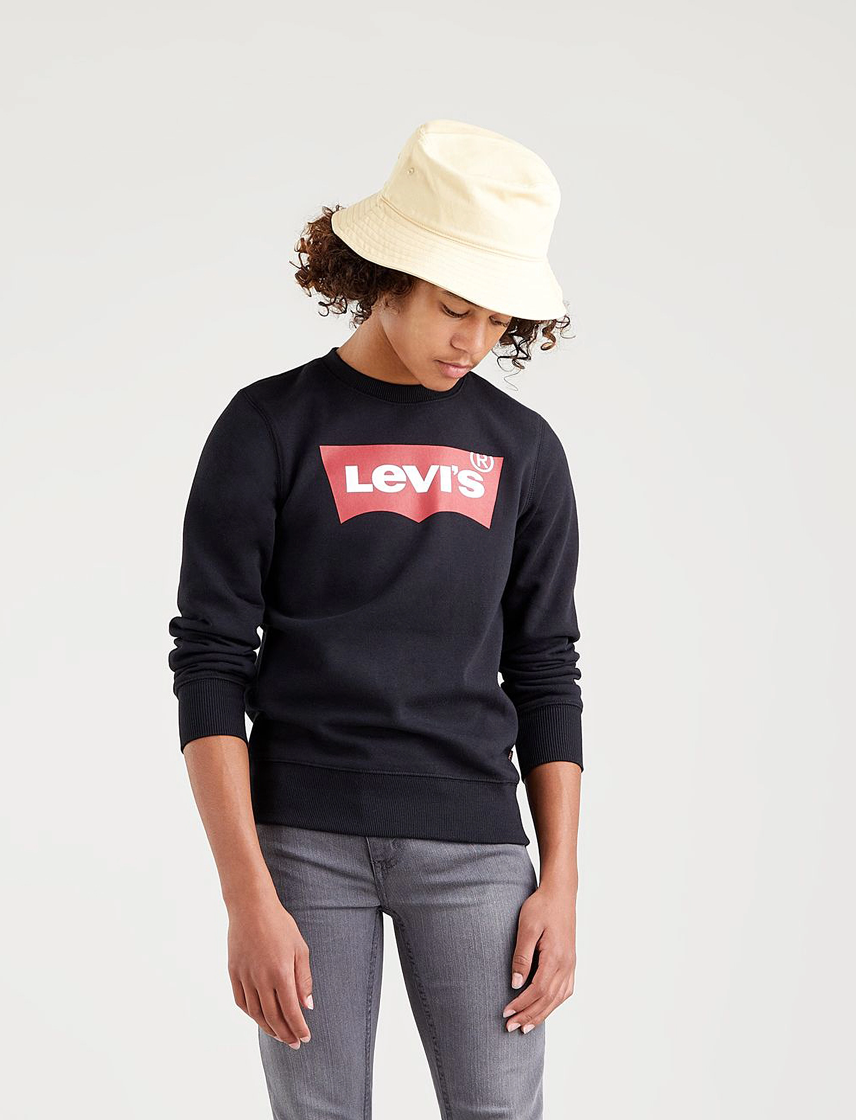Levi's - Levi's® Batwing Crewneck Sweatshirt - sweatshirts - noir - 2
