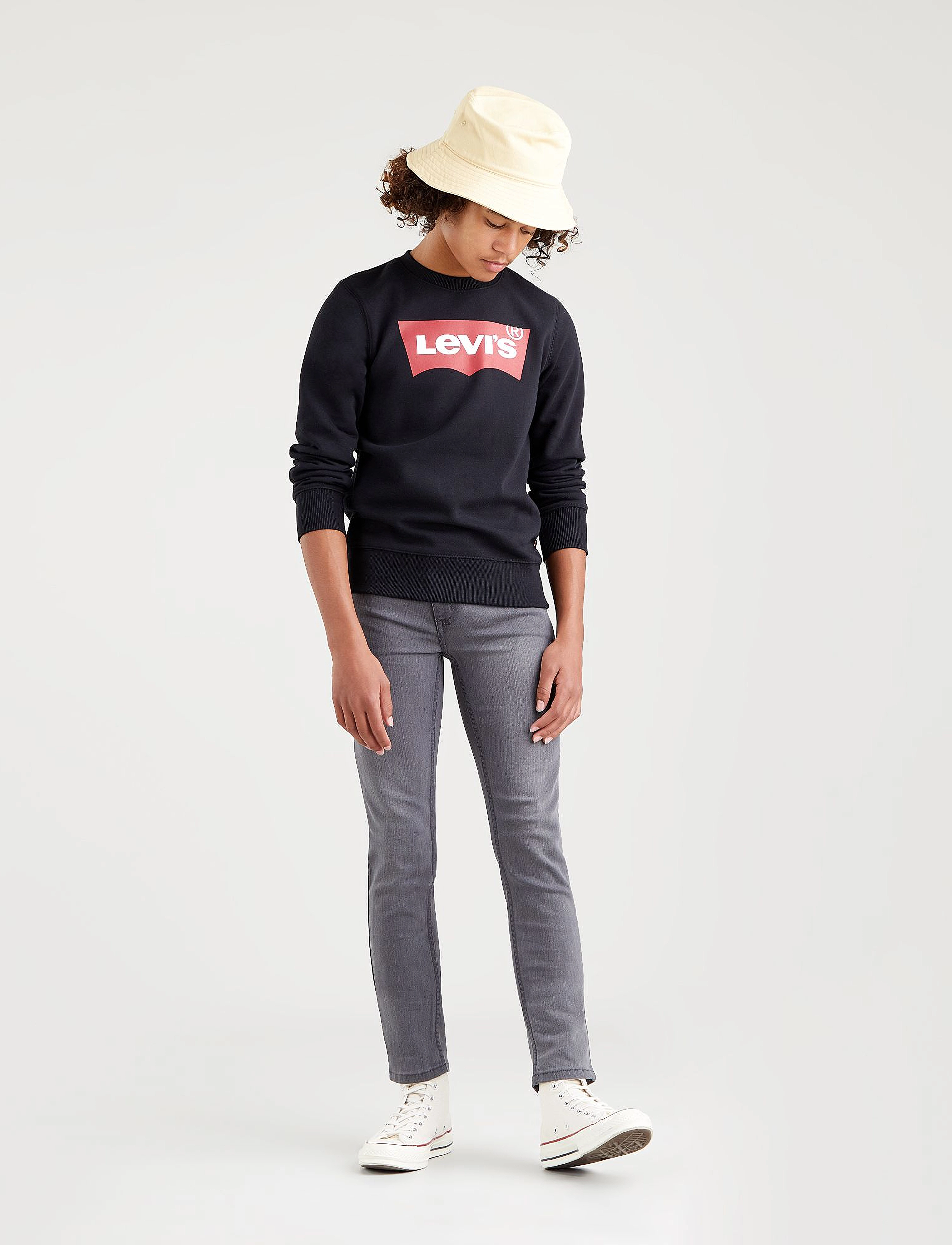 Levi's - Levi's® Batwing Crewneck Sweatshirt - sweatshirts - noir - 5