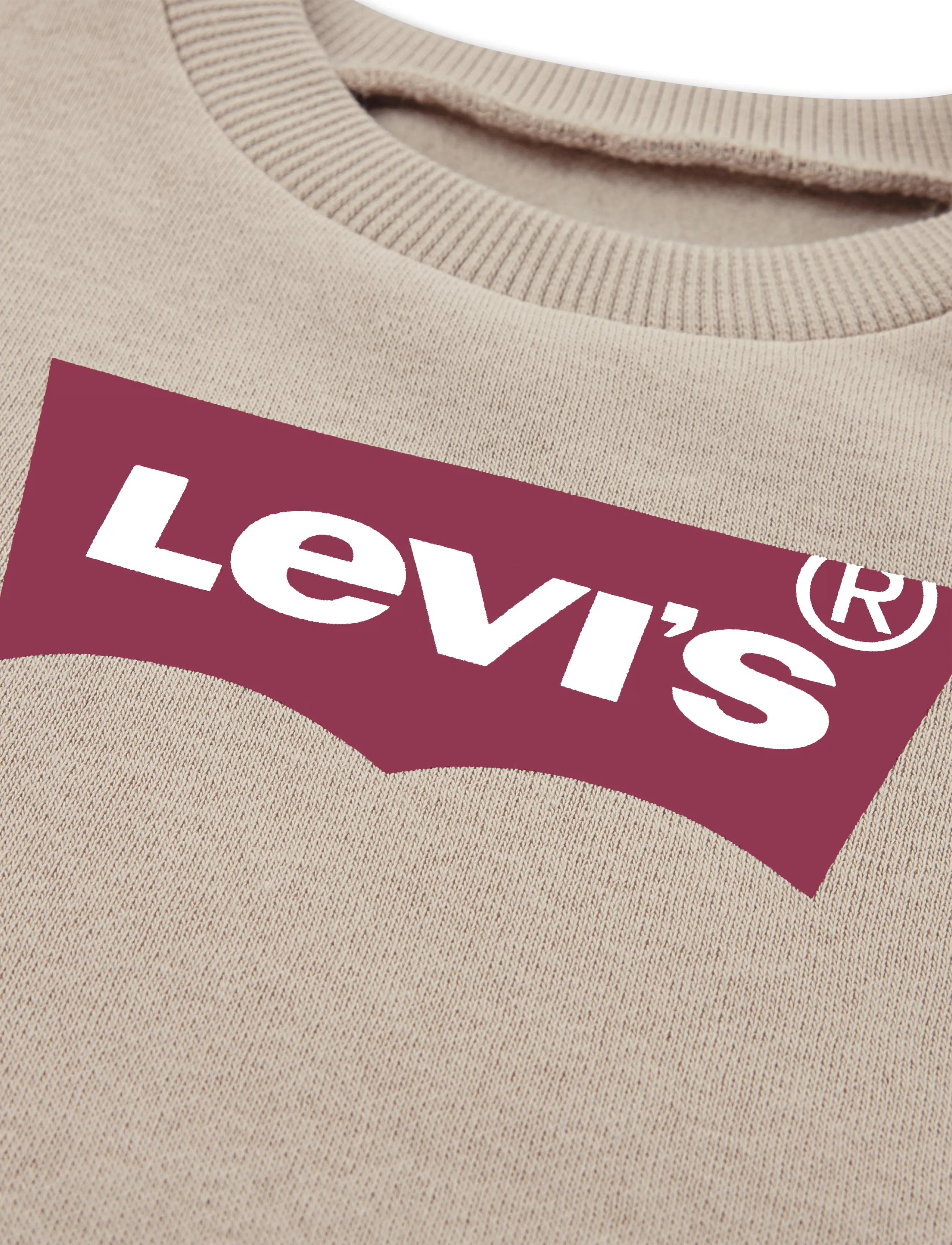 Levi's - Levi's® Batwing Crewneck Sweatshirt - sweatshirts - white pepper - 2