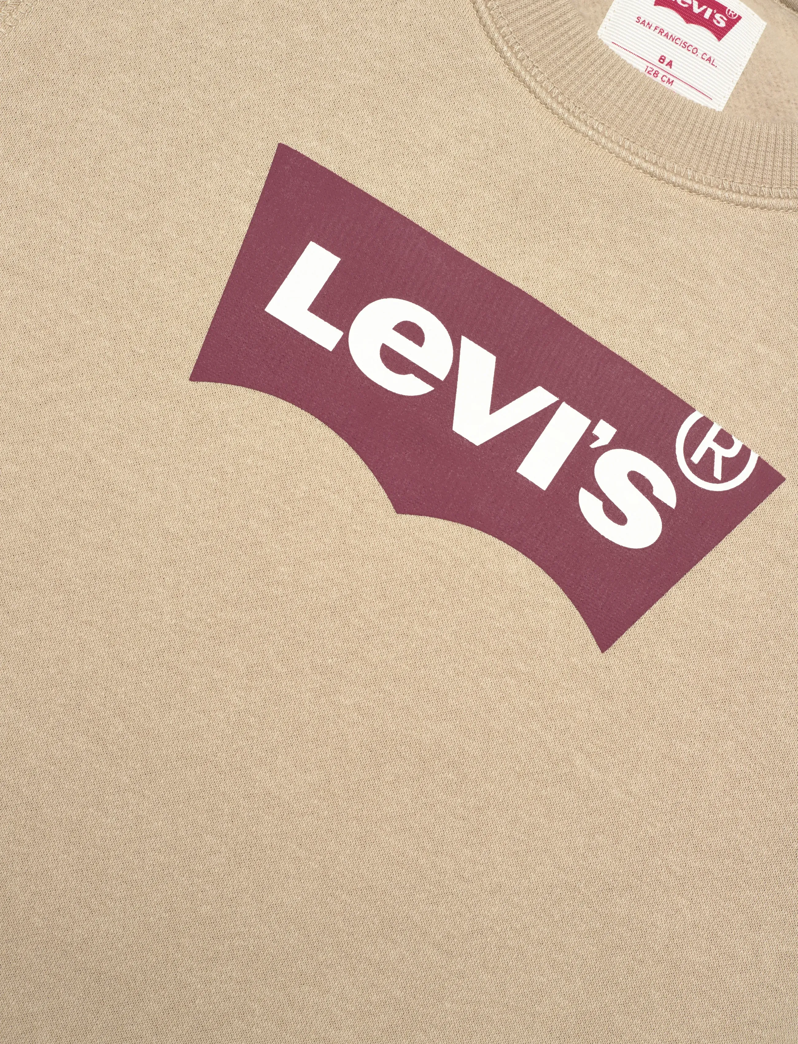 Levi's - Levi's® Batwing Crewneck Sweatshirt - sweatshirts & hættetrøjer - white pepper - 2