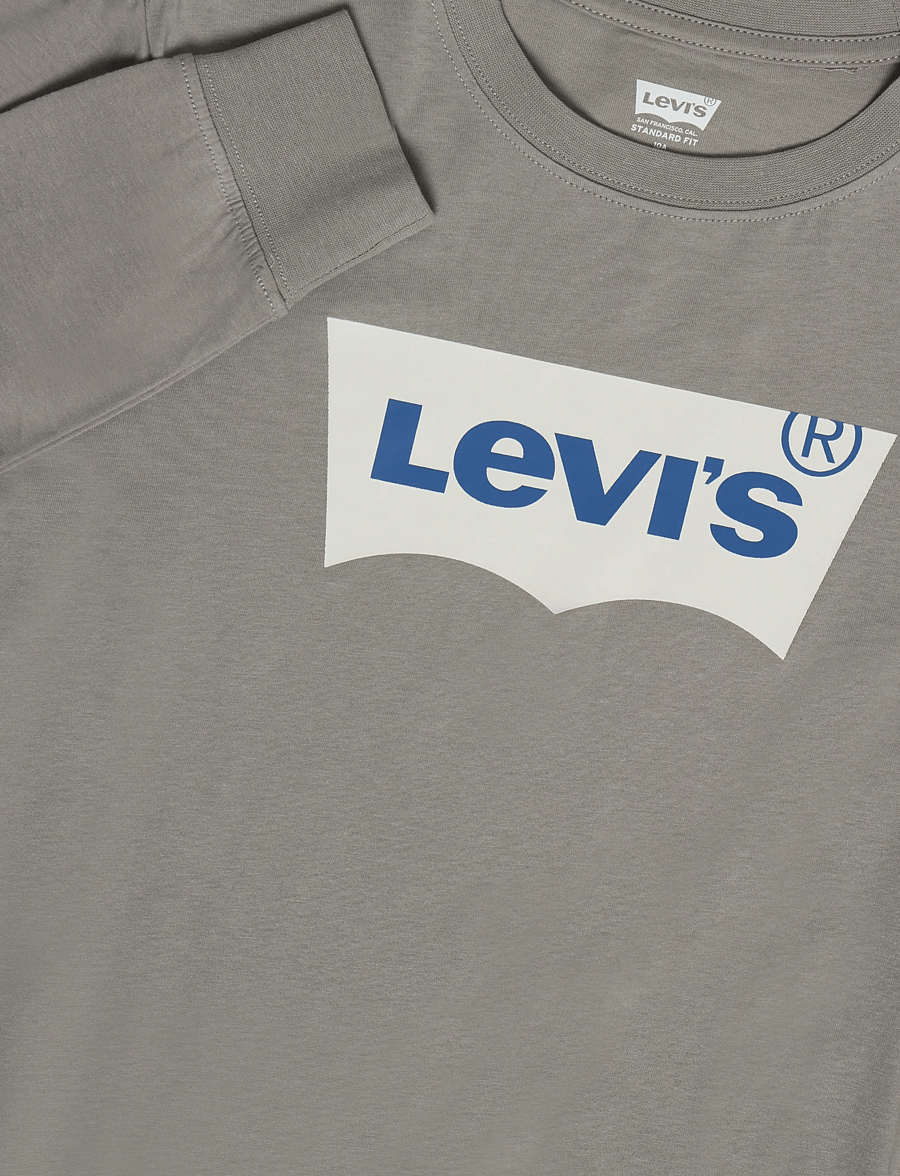 Levi's - LS-L/S TEE - pikkade varrukatega t-särgid - ghost gray - 2