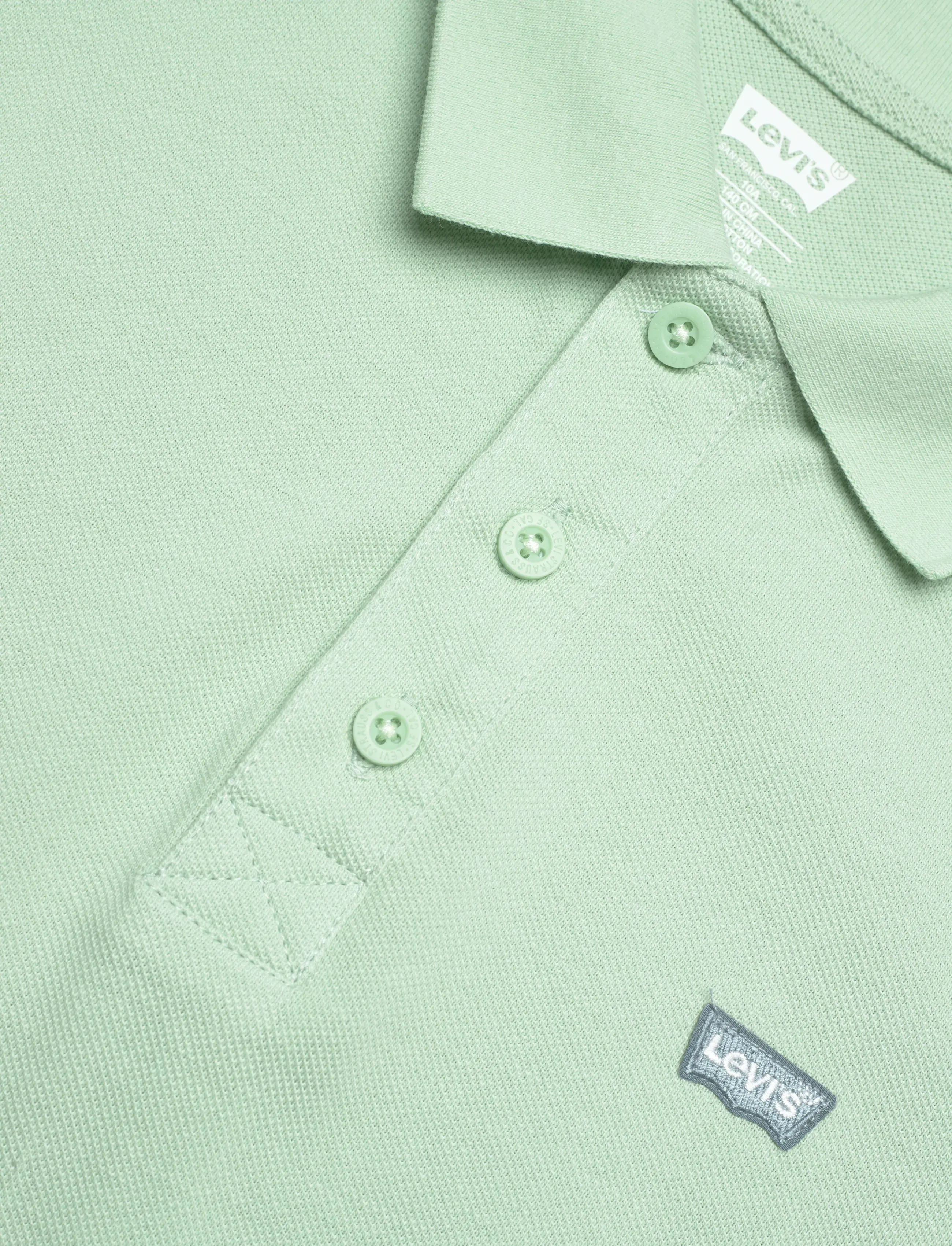 Levi's - Levi's® Batwing Polo Tee - kortärmade pikéer - cameo green - 2