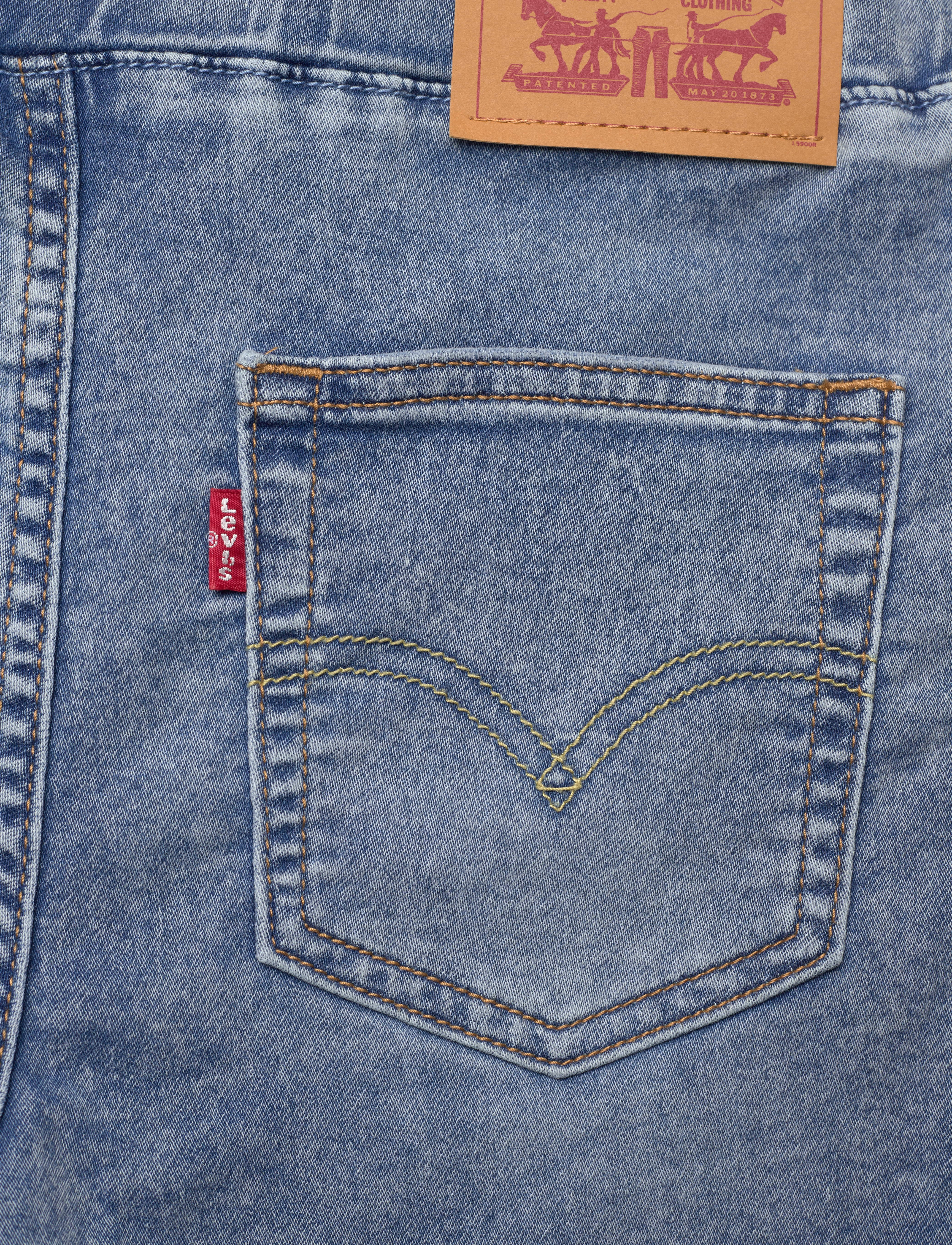 Levi's - NO-NON DENIM SHORTS - denim shorts - gravy train no destruction - 4
