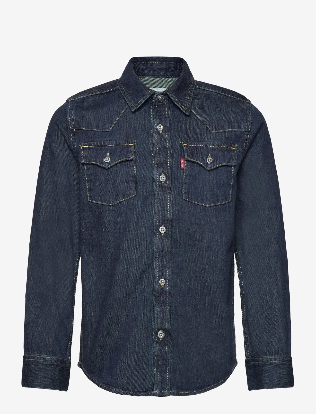 Levi's - Levi's® New Barstow Western Shirt - långärmade skjortor - dark hollow - 0
