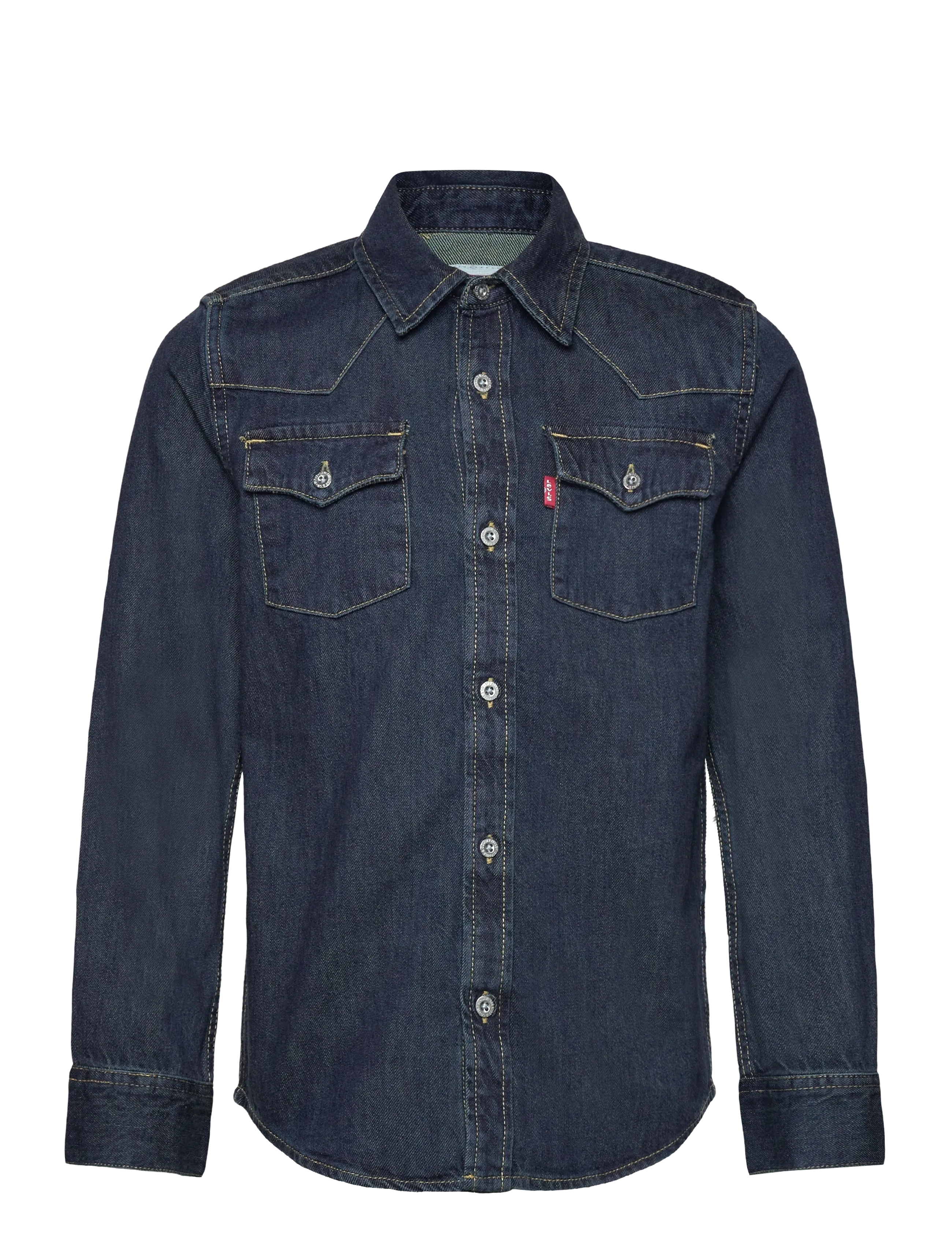 Levi's LVB NEW BARSTOW WESTERN SHIRT - Yläosat - DARK HOLLOW / navy