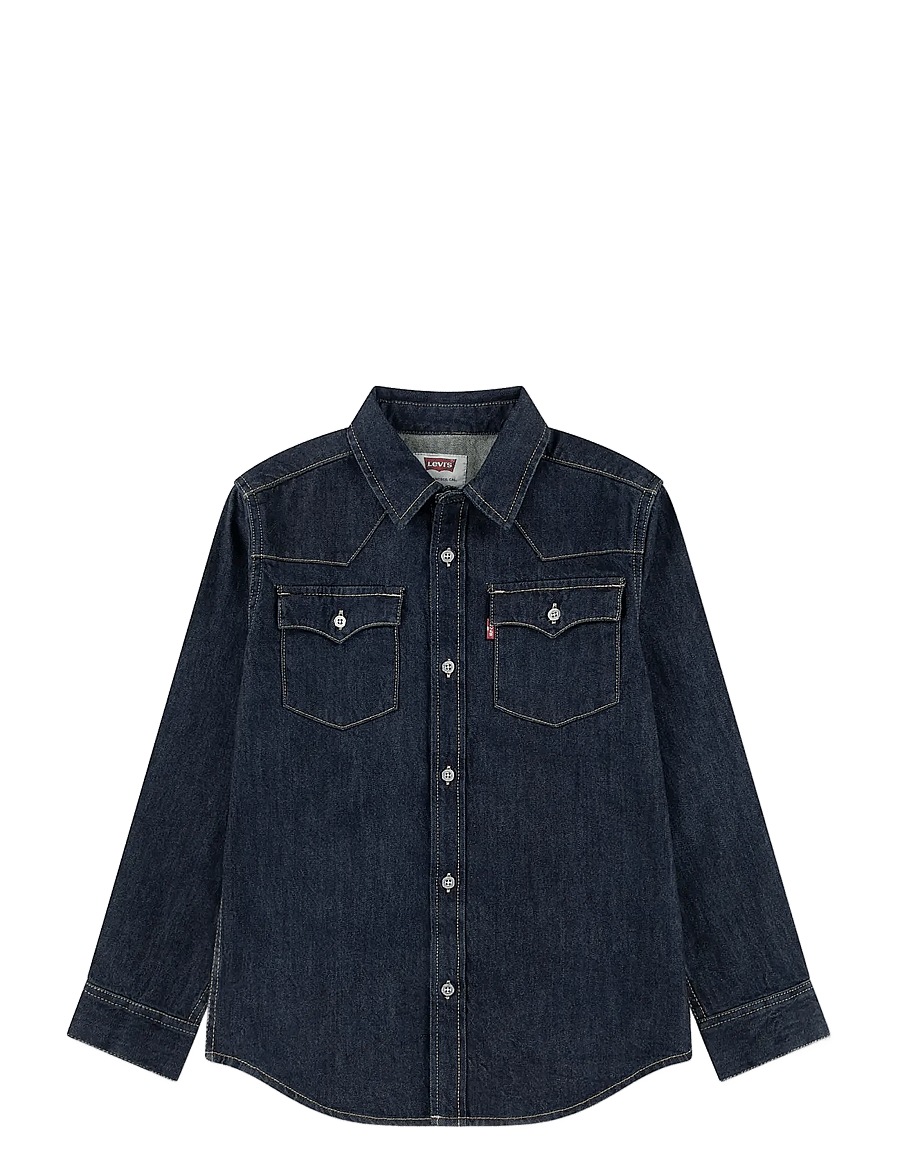 Levi's - LW-L/S WOVEN TOP - langärmlige hemden - dark hollow - 0