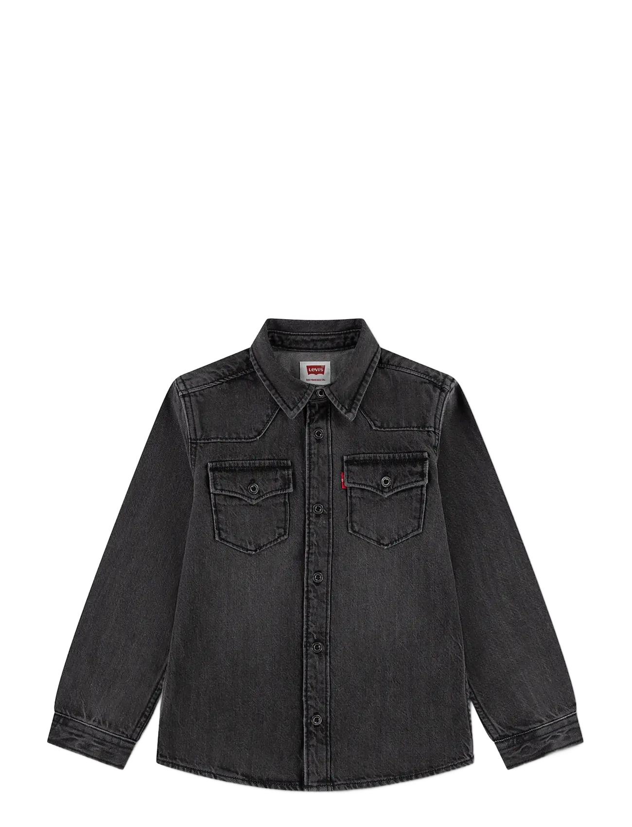 Levi's LW-L/S WOVEN TOP - Tøj - INCOGNITO / grey