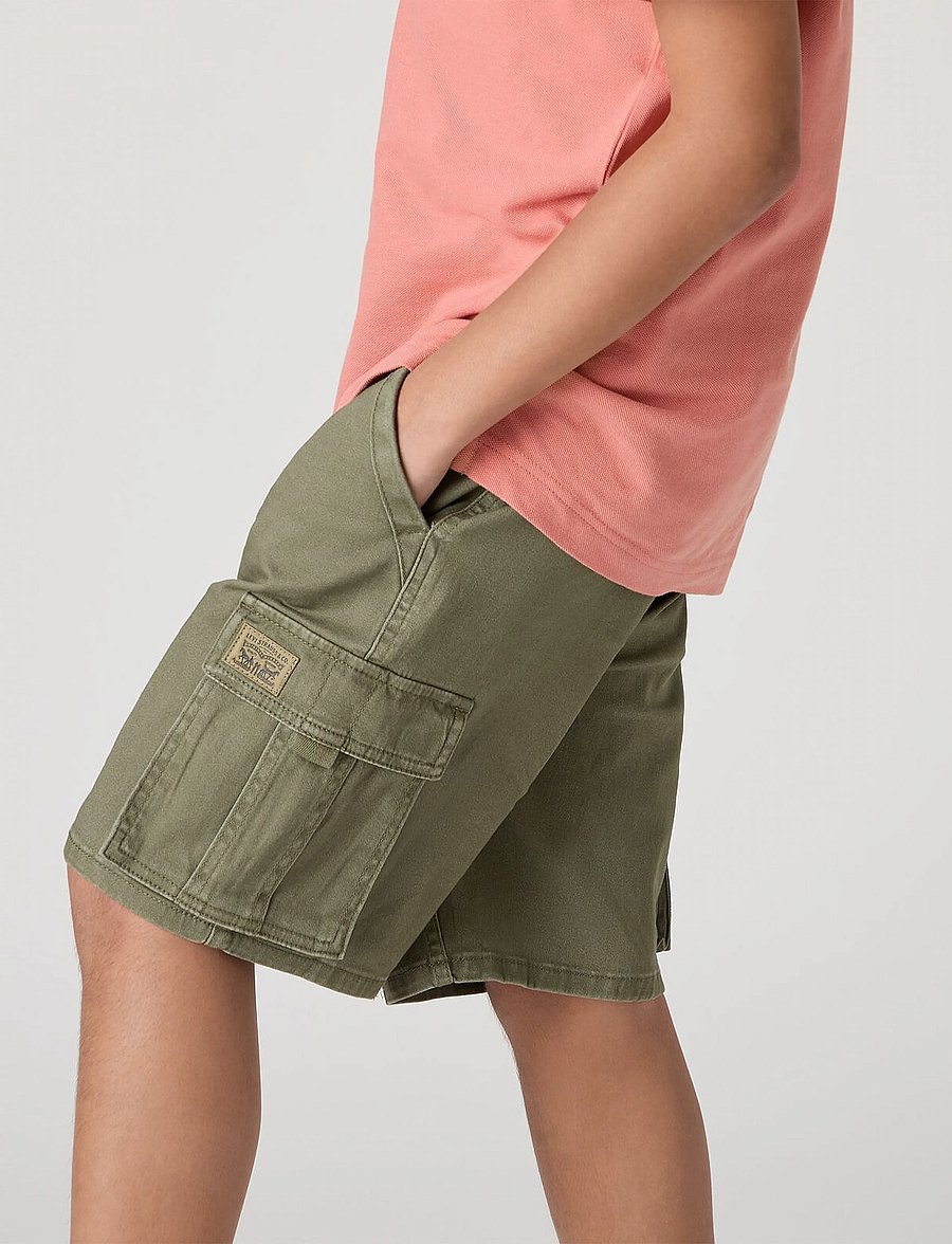 Levi's - NO-NON DENIM SHORTS - deep lichen green - 3