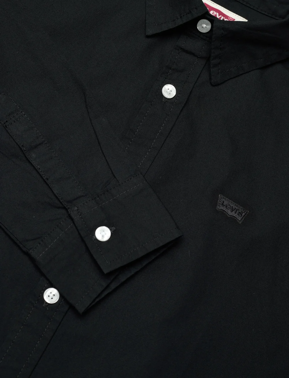 Levi's - LW-L/S WOVEN TOP - langärmlige hemden - black - 2