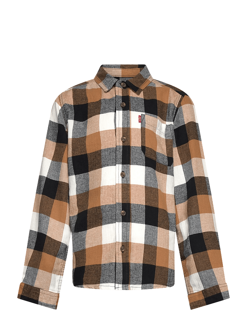 Levi's - LW-L/S WOVEN TOP - langärmlige hemden - jet black - 0