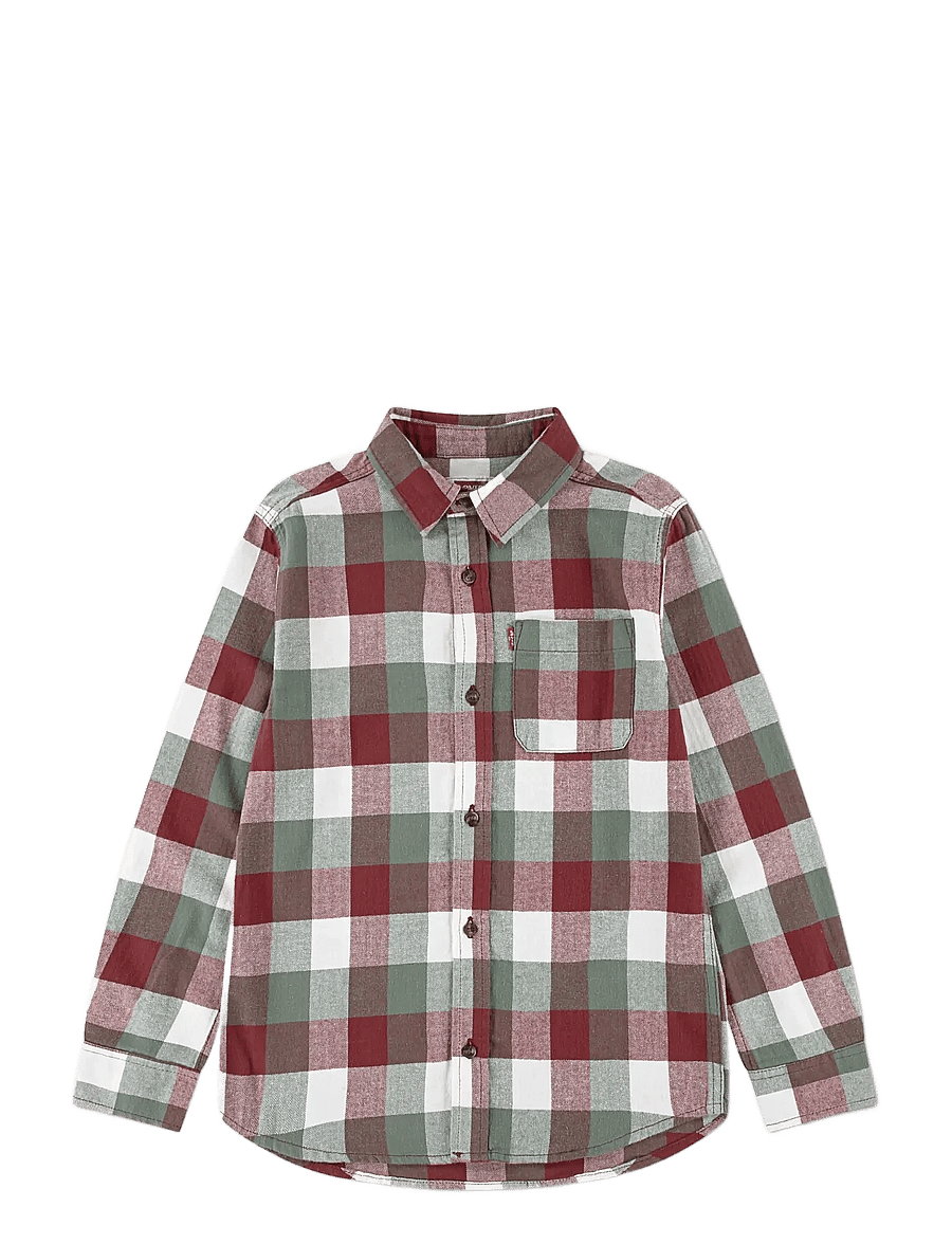 Levi's - Levi's® Buffalo Checkered Flanner Shirt - langärmlige hemden - red pear - 1