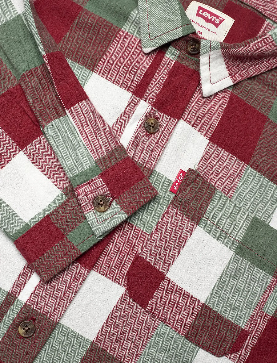 Levi's - Levi's® Buffalo Checkered Flanner Shirt - overhemden met lange mouwen - red pear - 2
