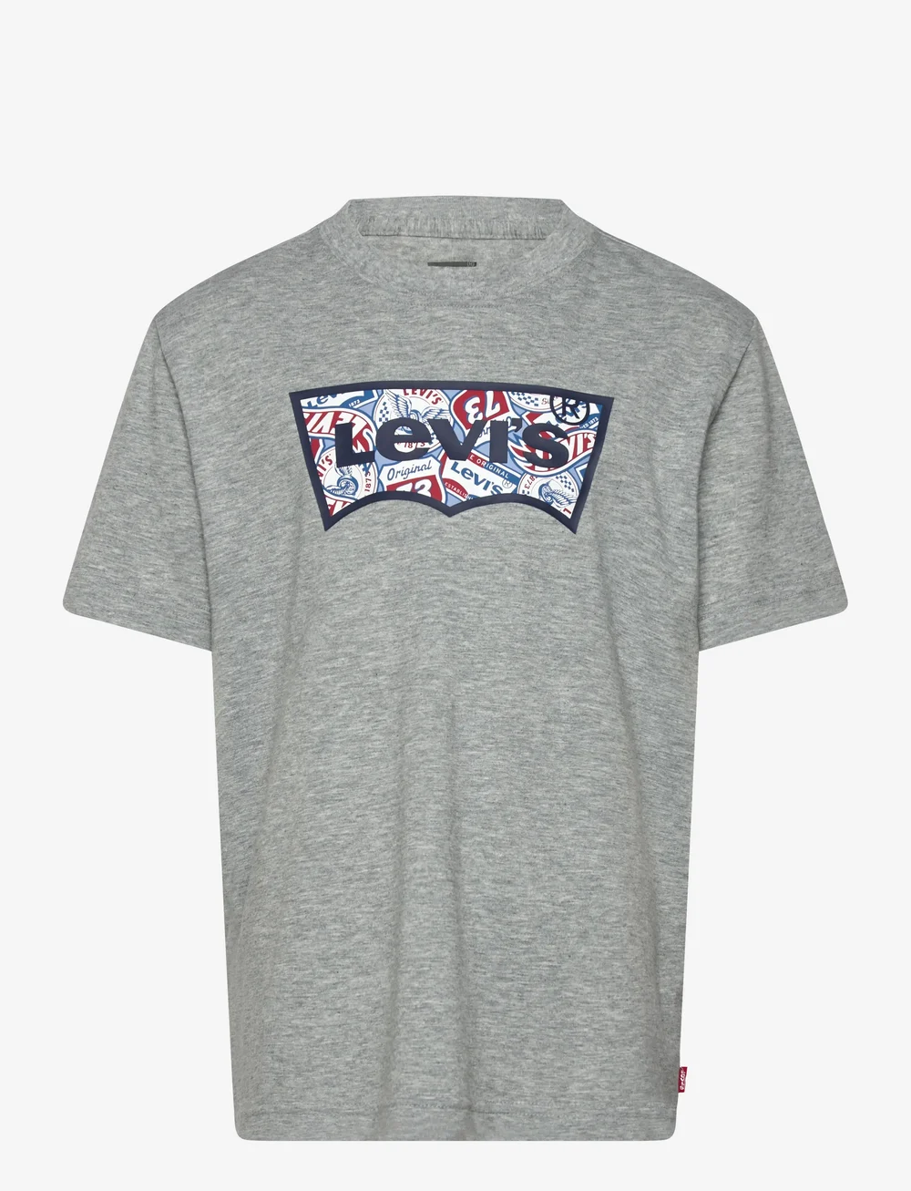 Levi's - TE-S/S TEE - kortärmade t-shirts - grey heather - 0