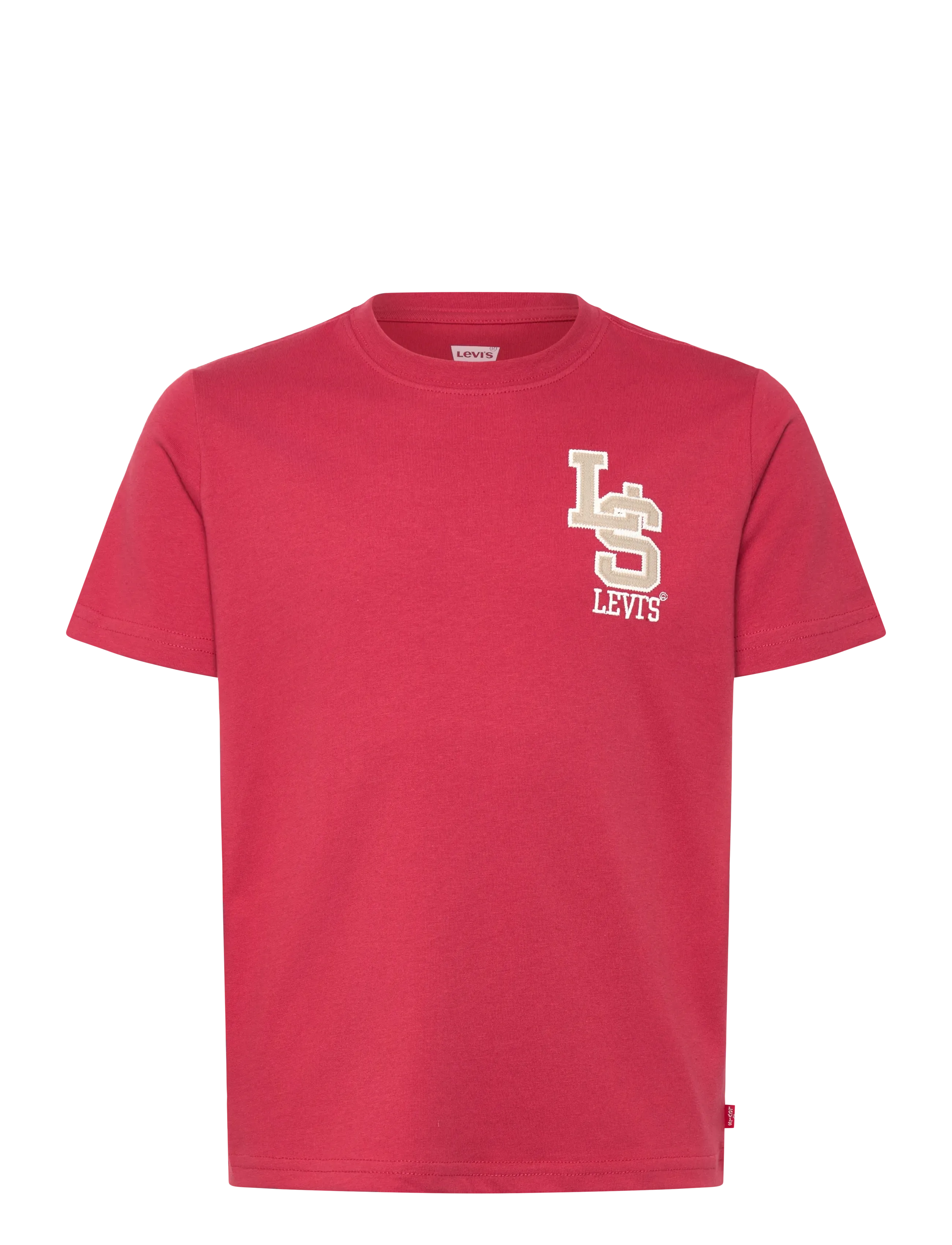LVB STREAMLINE MONOGRAM TEE - CARDINAL