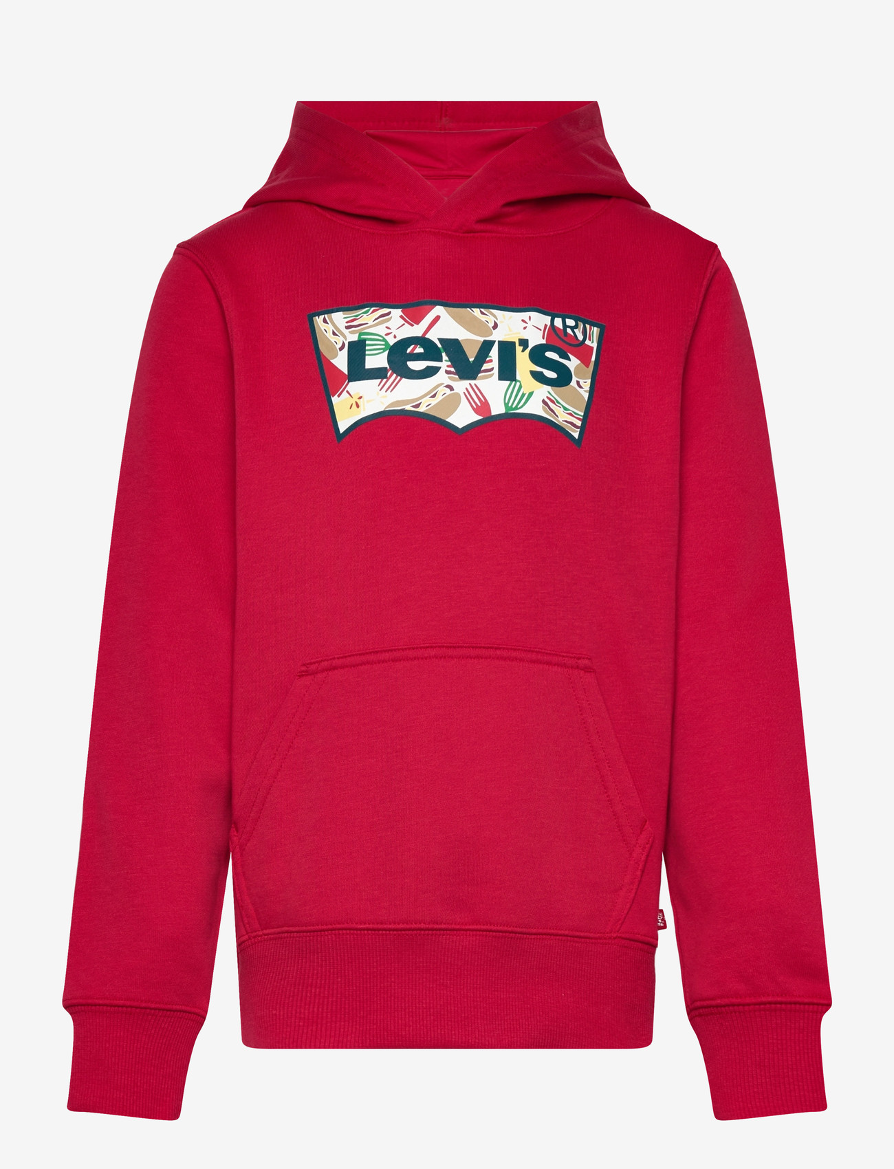 Levi's - Levi's® Barbecue Batwing Pullover Hoodie - hættetrøjer - urban red - 0