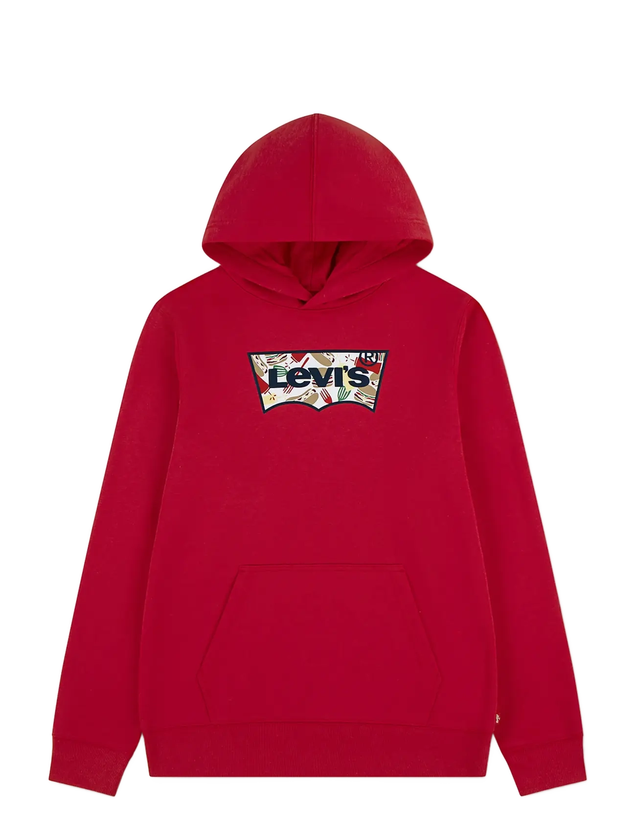 Levi's Levi's® Barbecue Batwing Pullover Hoodie - Tøj - URBAN RED / red