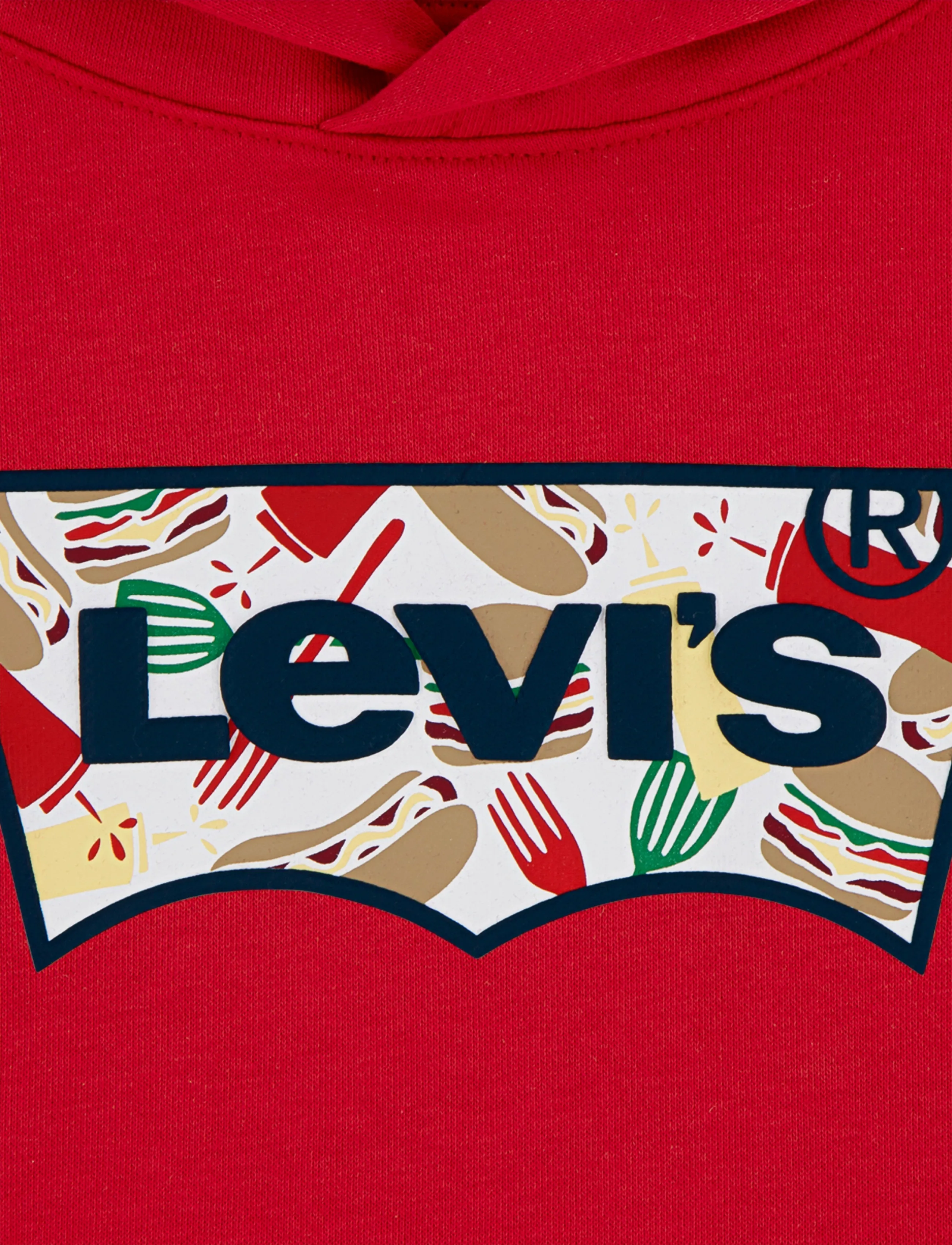 Levi's - Levi's® Barbecue Batwing Pullover Hoodie - hoodies - urban red - 2
