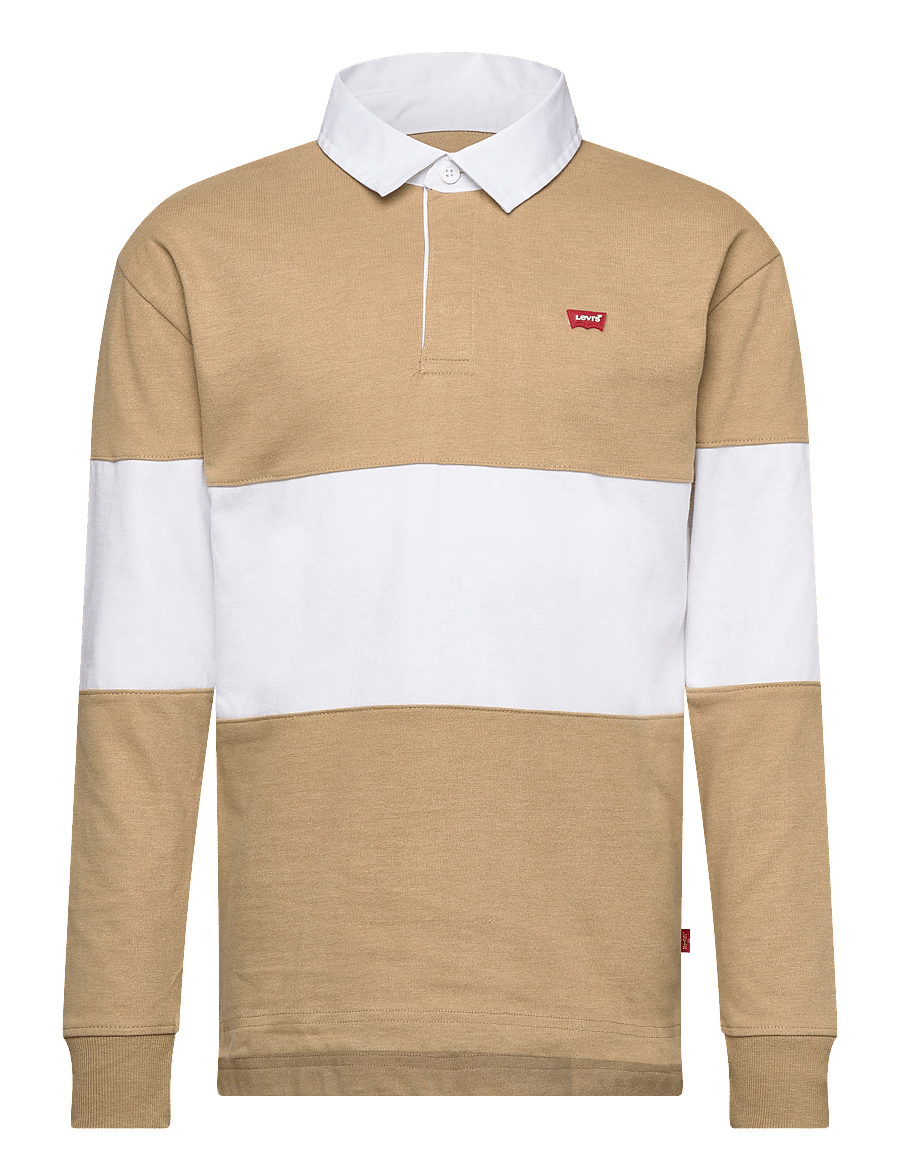Levi's - Levi's® Timeless Rugby Polo - långärmade pikéer - travertine - 0
