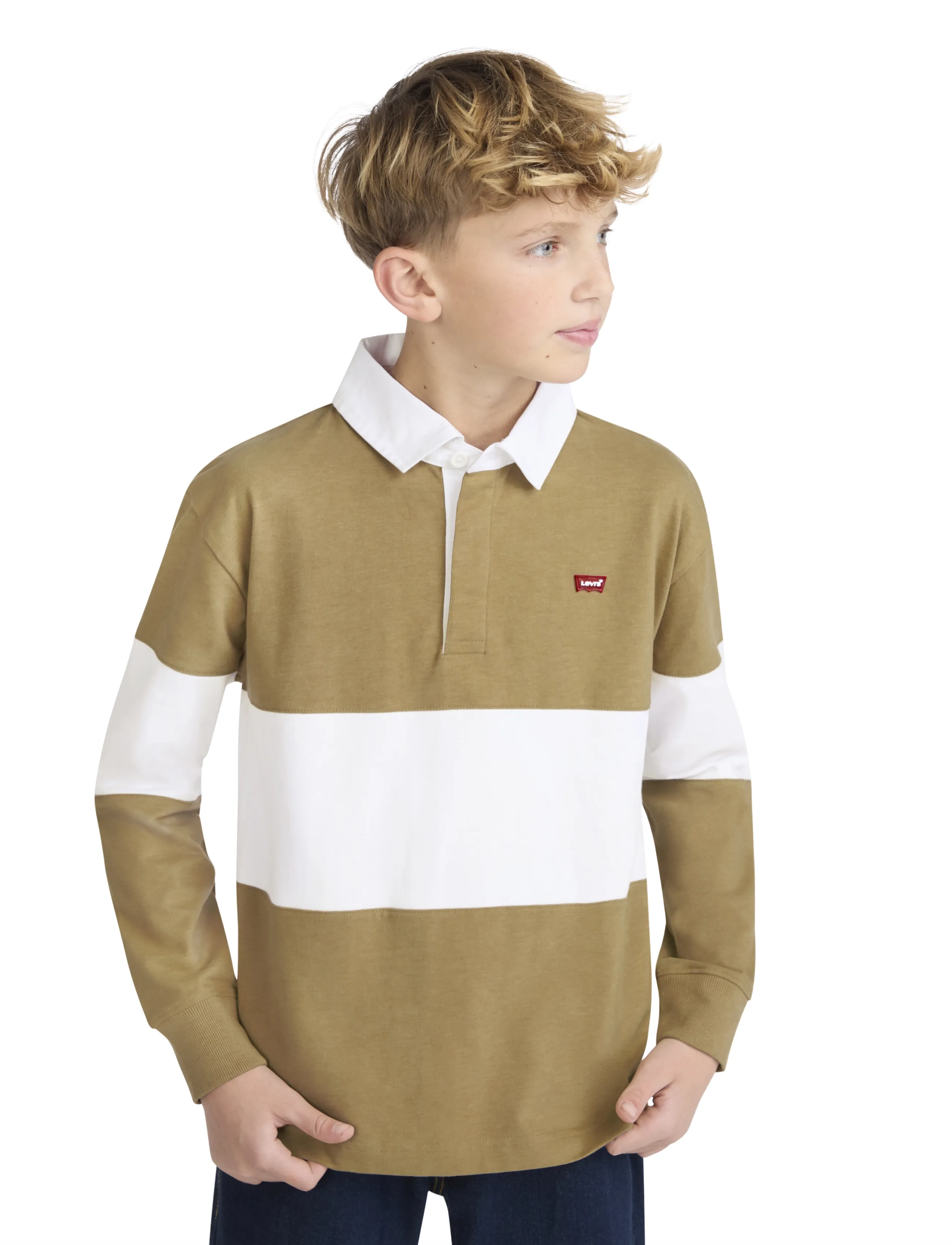Levi's Levi's® Timeless Rugby Polo - Poloshirts - TRAVERTINE / beige