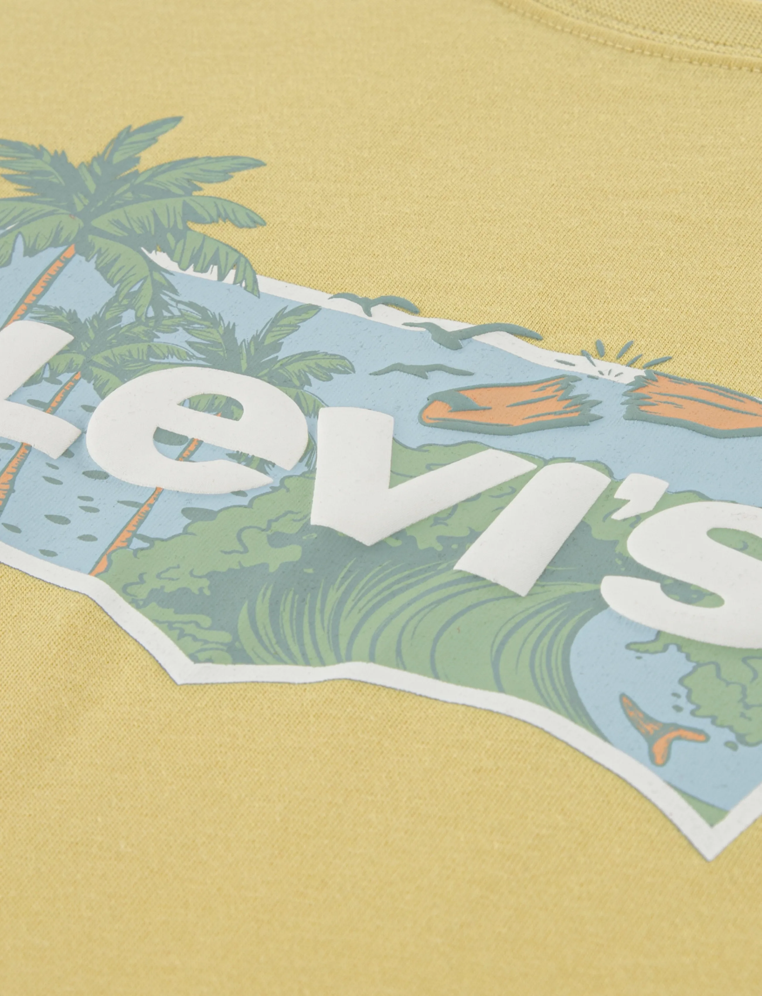 Levi's - Levi's® High Tide Batwing Tee - kortærmede - raffia - 2