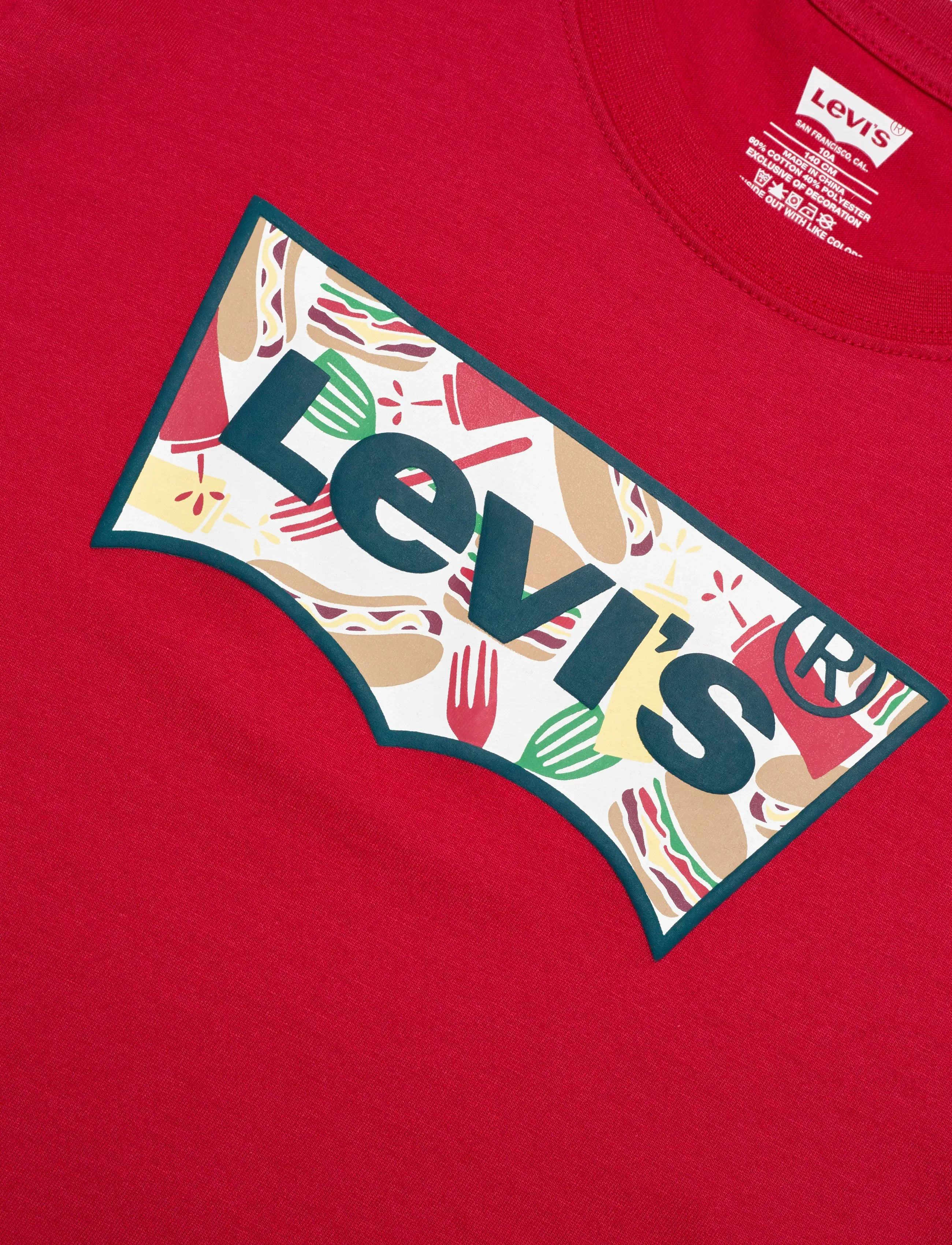 Levi's - Levi's® Barbecue Batwing Tee - short-sleeved t-shirts - urban red - 2