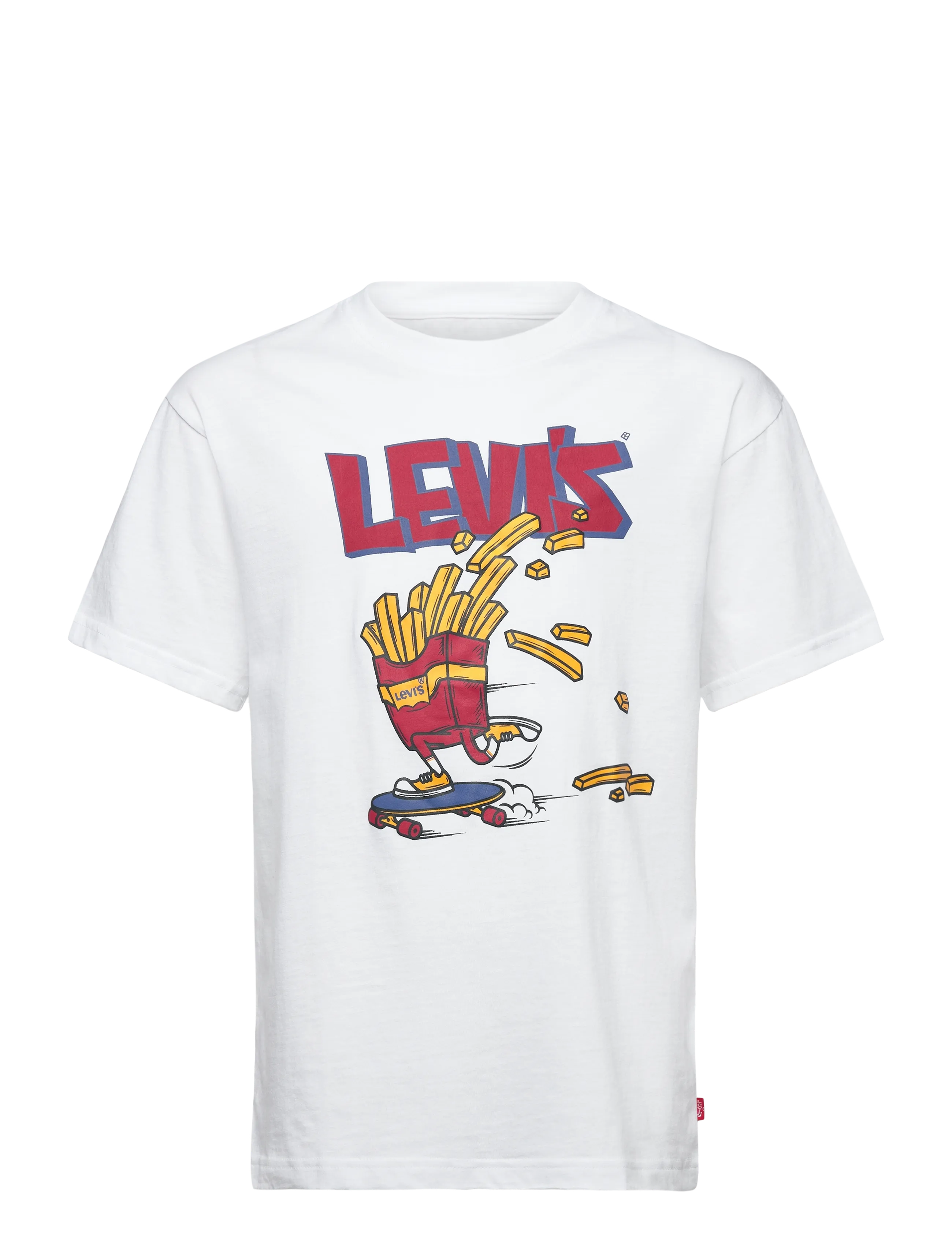 Levi's Levi's® Fries On The Loose Tee - Overdele - BRIGHT WHITE / white
