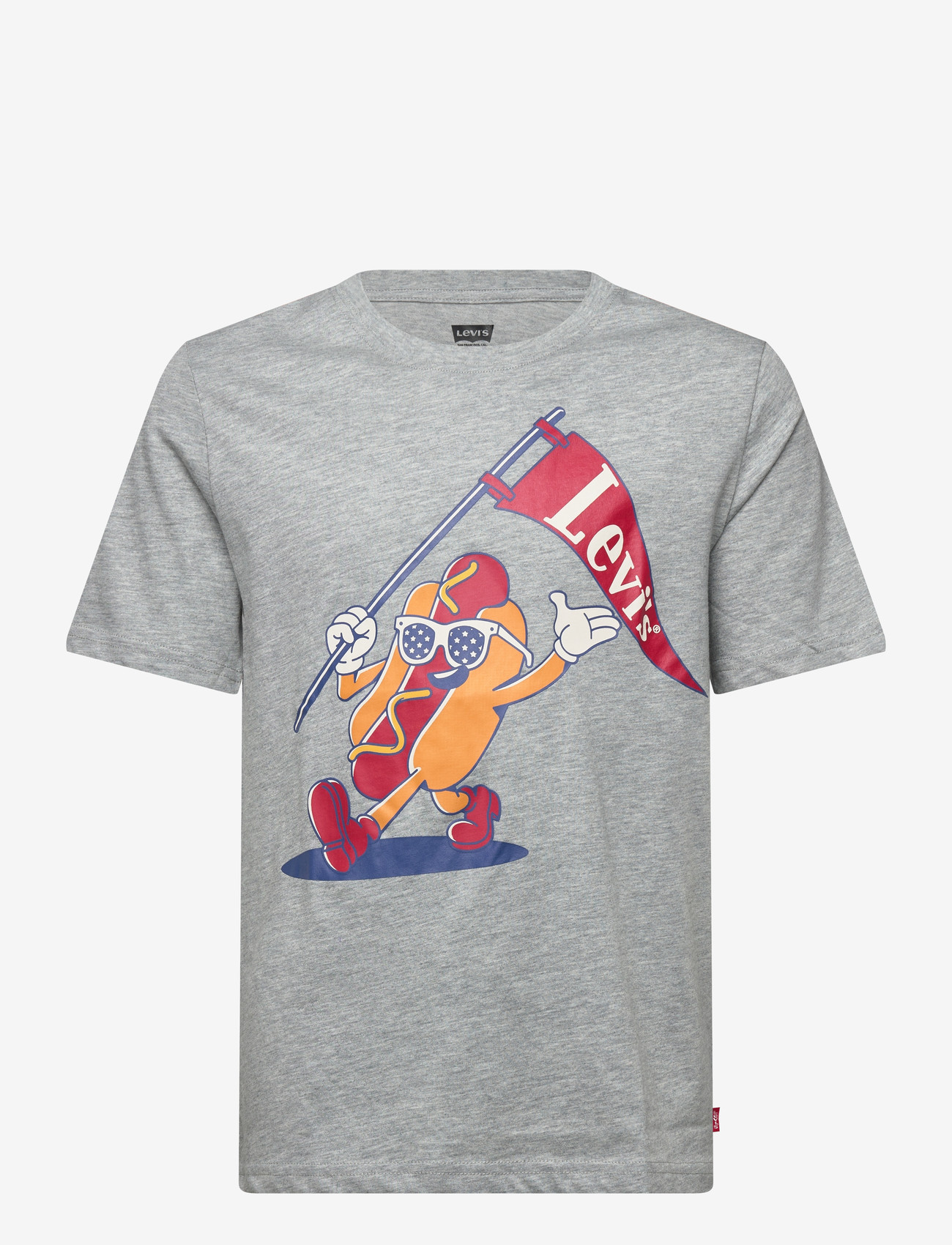 Levi's - Levi's® Parading Hot Dog Tee - kurzärmelige - grey heather - 0