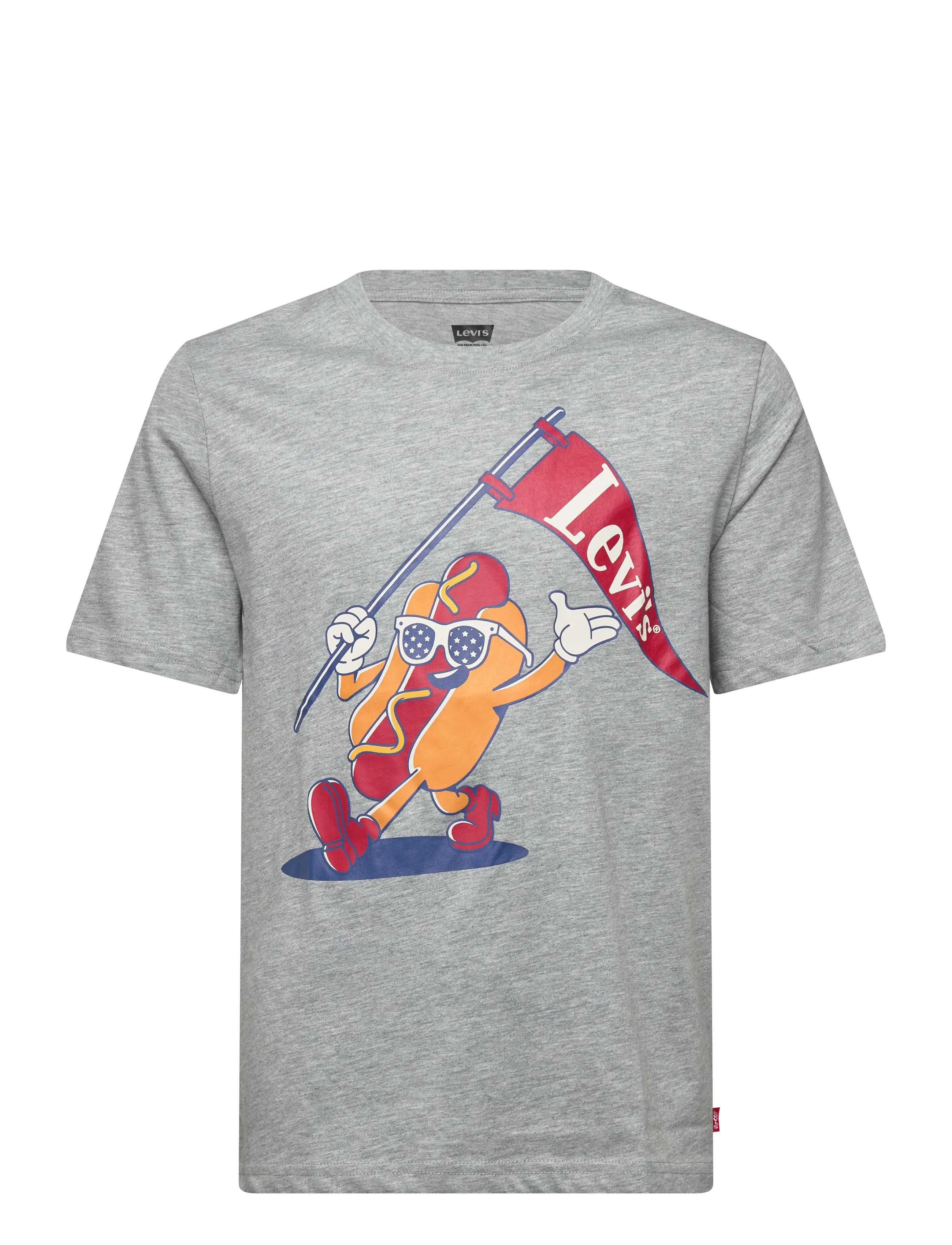 Levi's Levi's® Parading Hot Dog Tee - Overdele - GREY HEATHER / grey