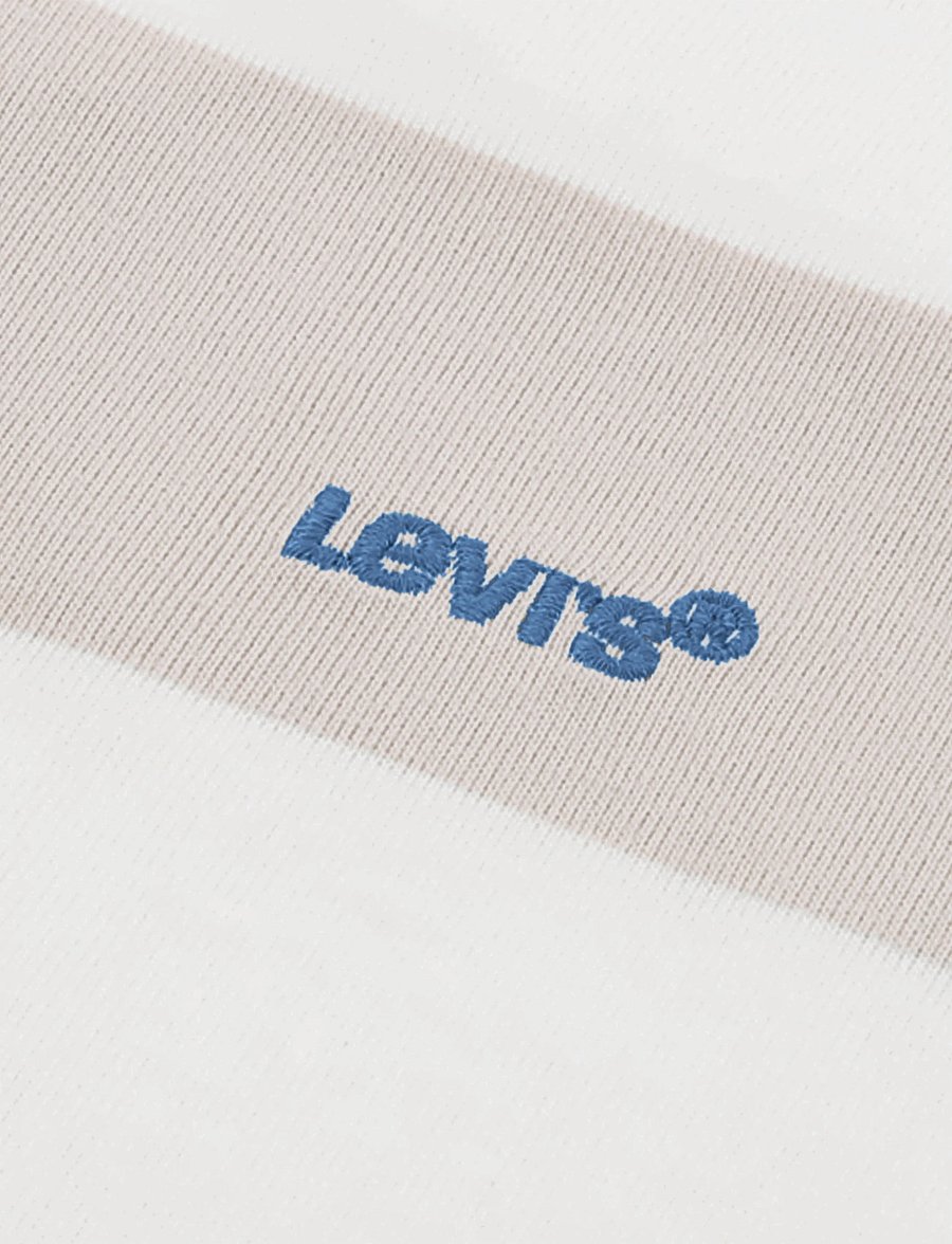 Levi's - Levi's® Big Stripe Tee - kortærmede t-shirts - pumice stone - 2