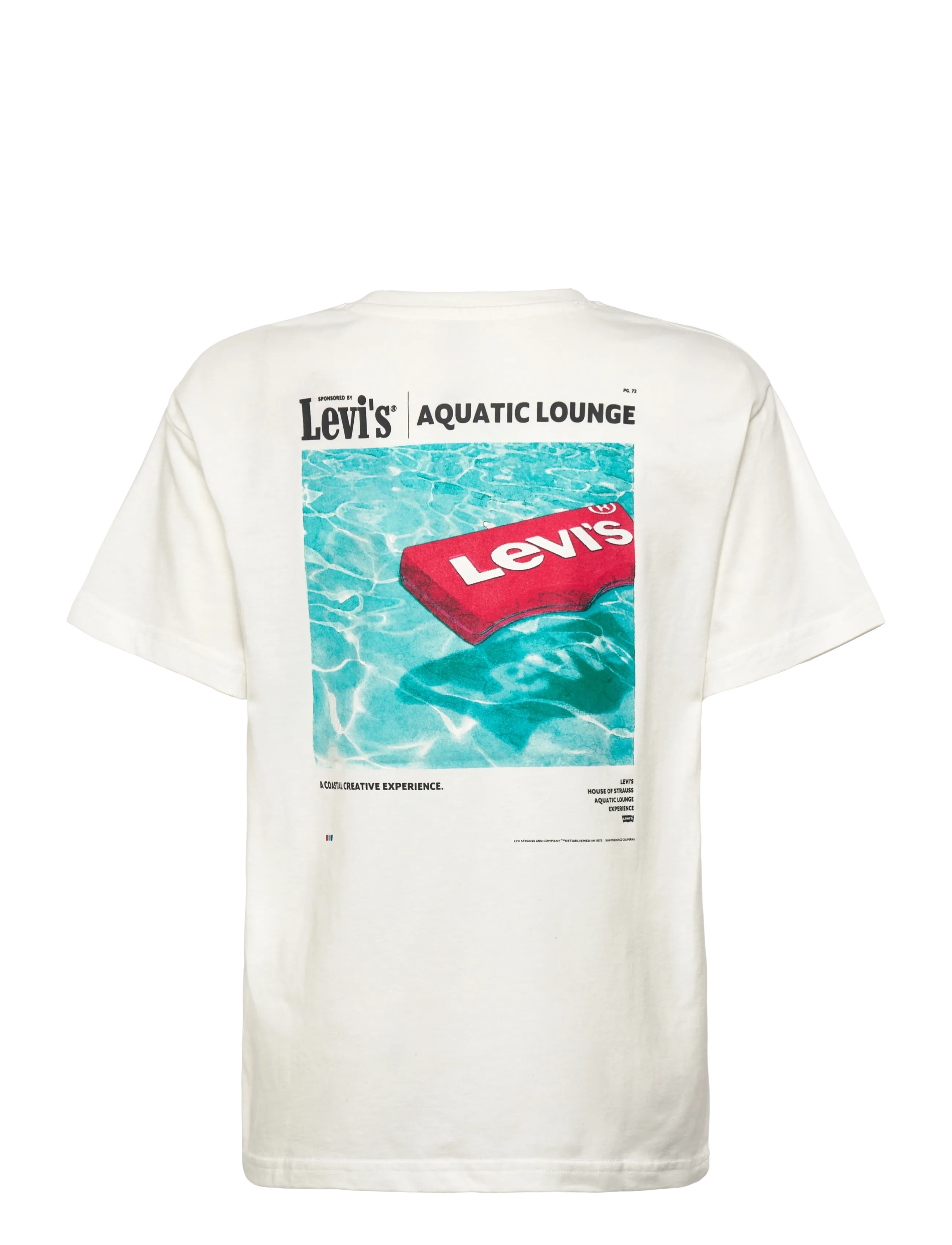 Levi's - Levi's® Aquatic Lounge Tee - short-sleeved t-shirts - egret - 1