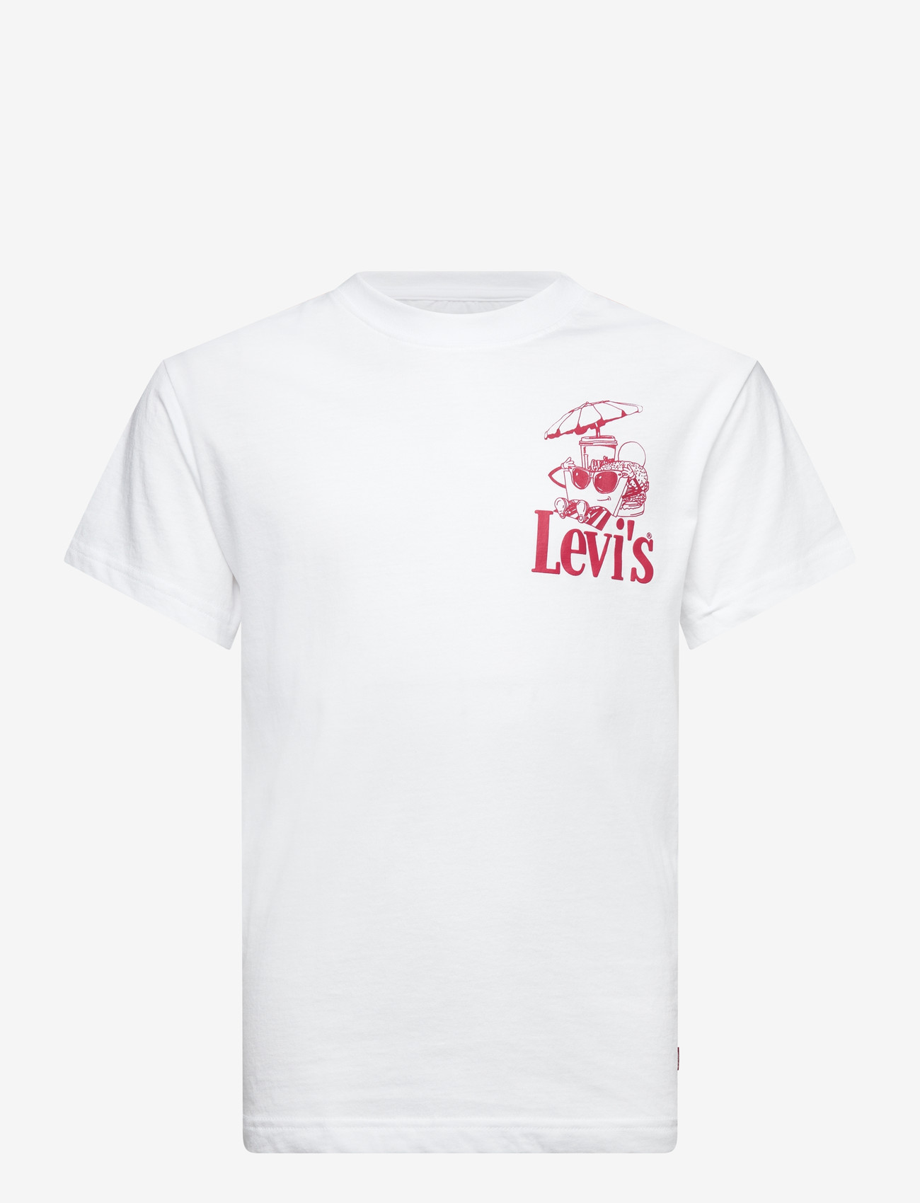 Levi's - Levi's® Burger Meal Tee - kortärmade t-shirts - bright white - 0