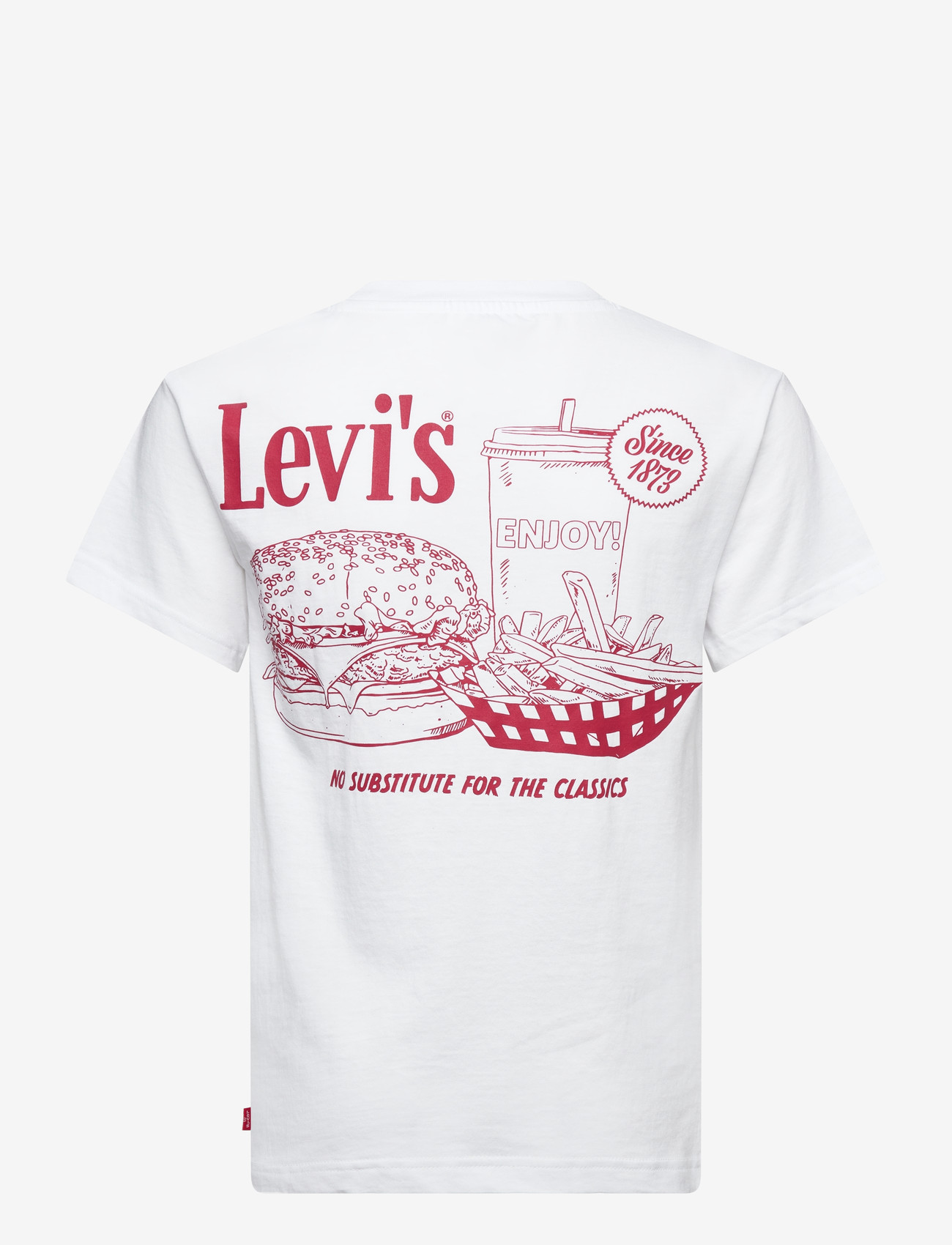 Levi's - Levi's® Burger Meal Tee - kortärmade t-shirts - bright white - 1