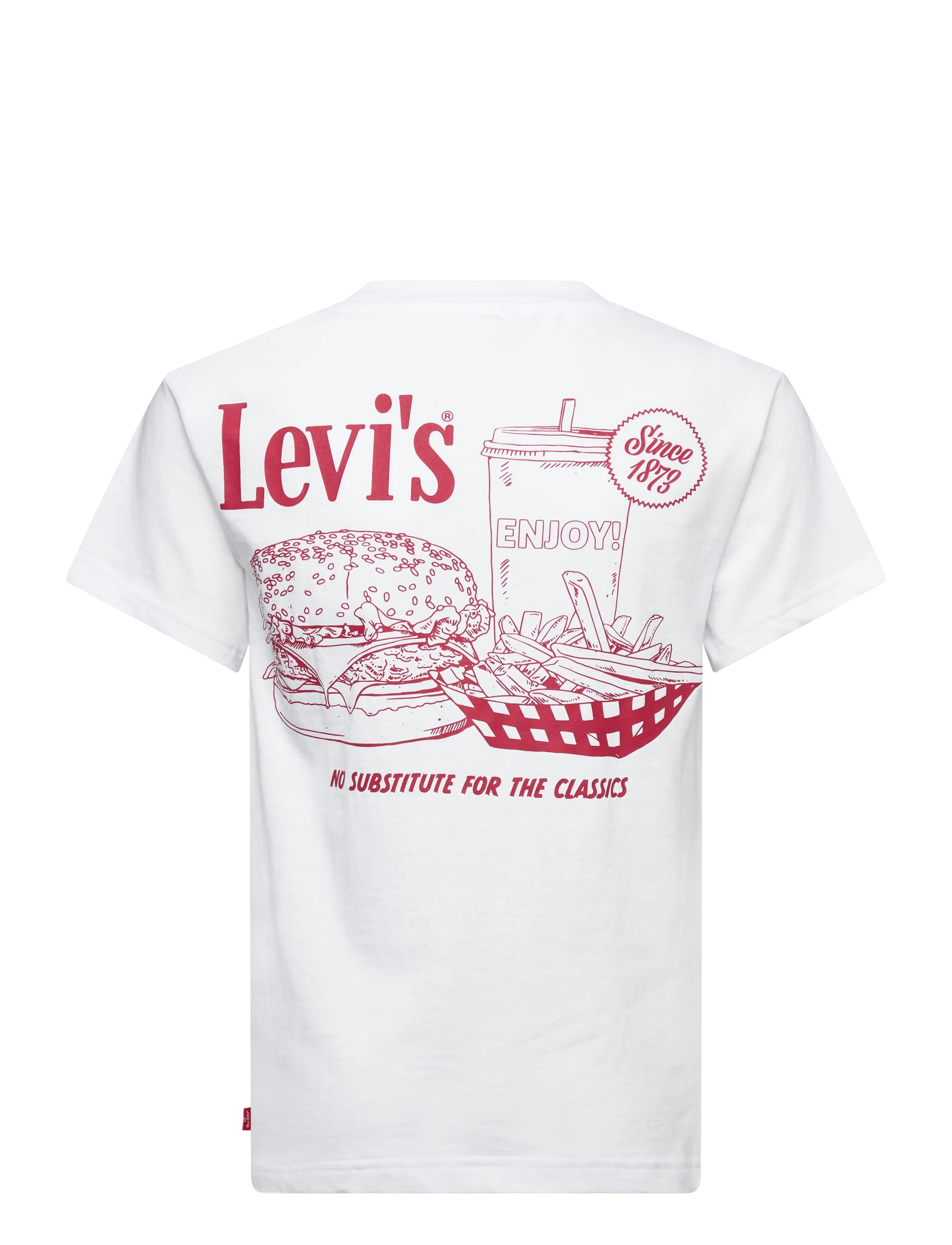 Levi's - Levi's® Burger Meal Tee - short-sleeved t-shirts - bright white - 1