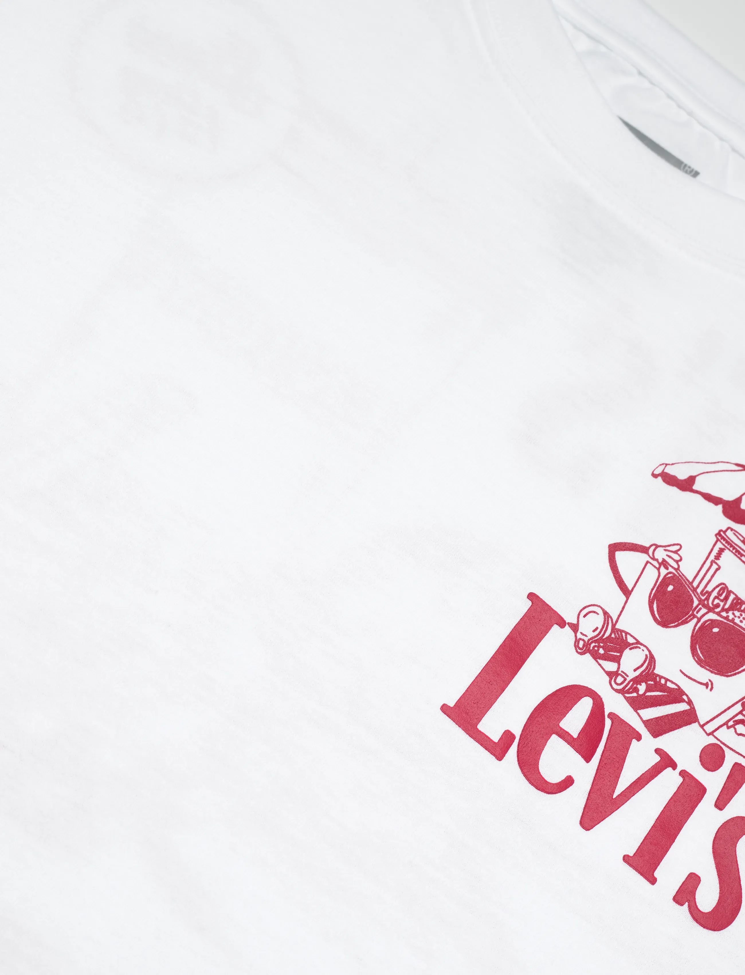 Levi's - Levi's® Burger Meal Tee - short-sleeved t-shirts - bright white - 2