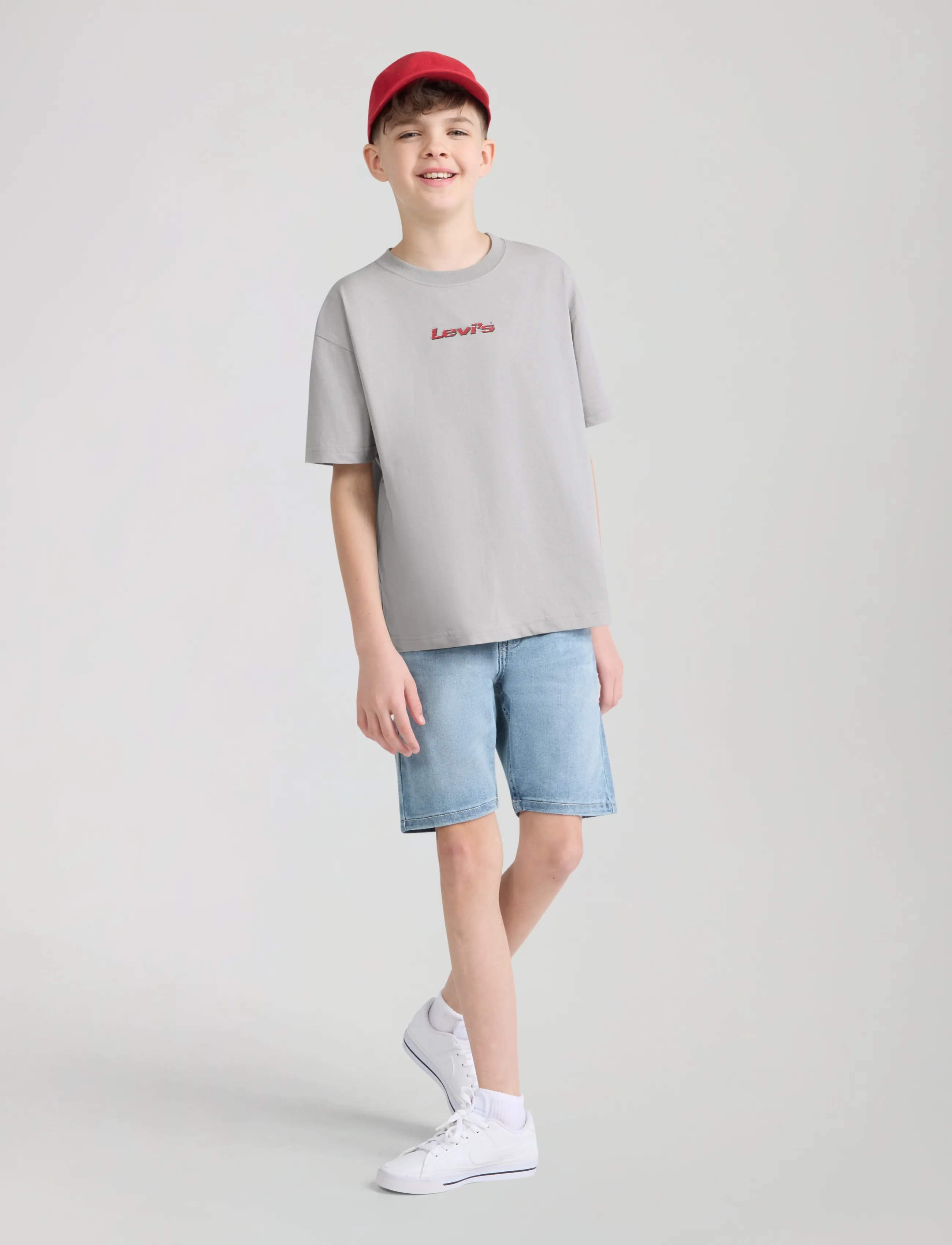 Levi's - TE-S/S TEE - kortärmade t-shirts - ghost gray - 4