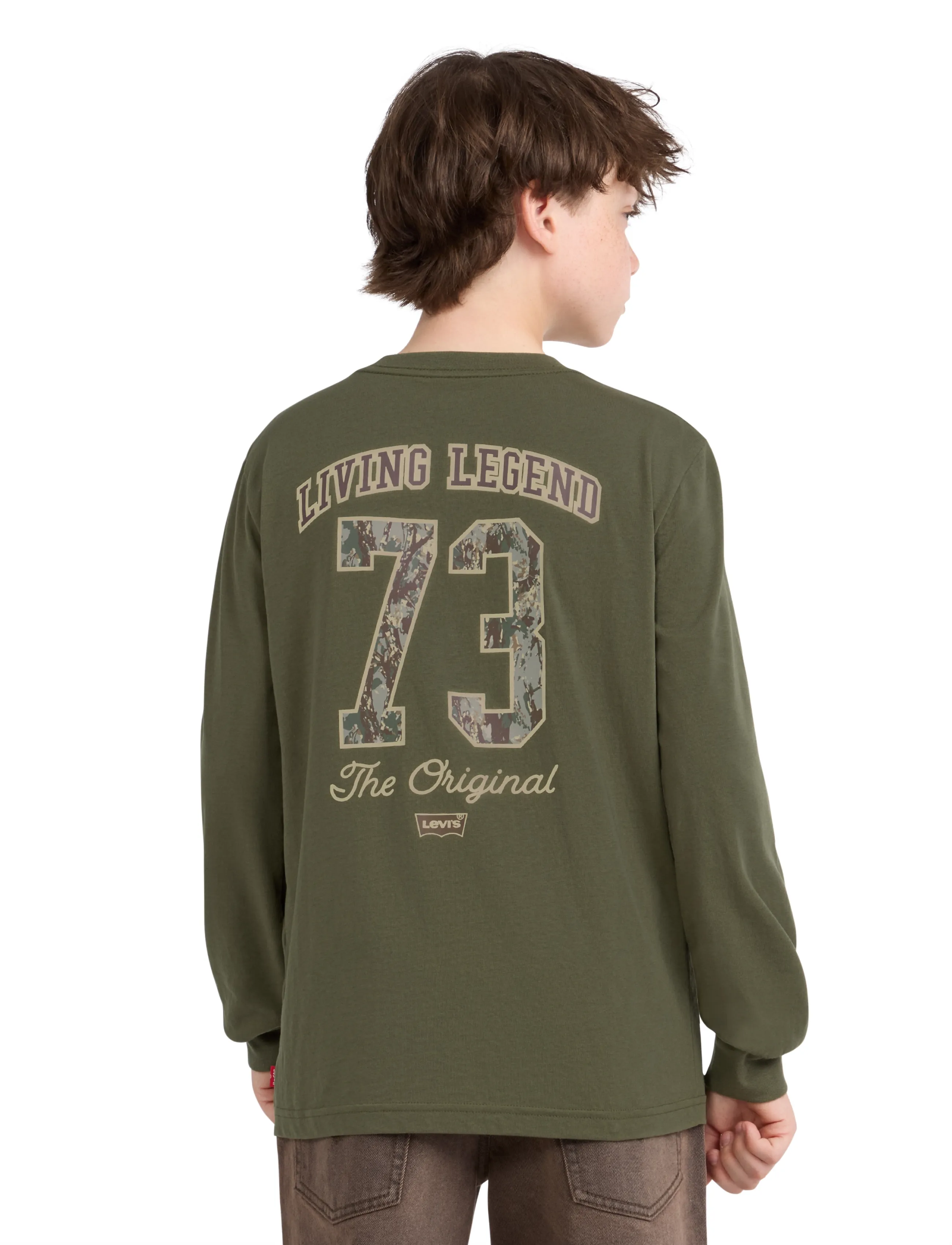 Levi's - LS-L/S TEE - pikkade varrukatega t-särgid - olive night - 2