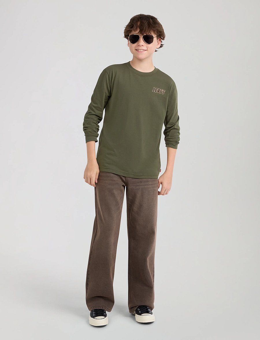 Levi's - LS-L/S TEE - langærmede t-shirts - olive night - 3