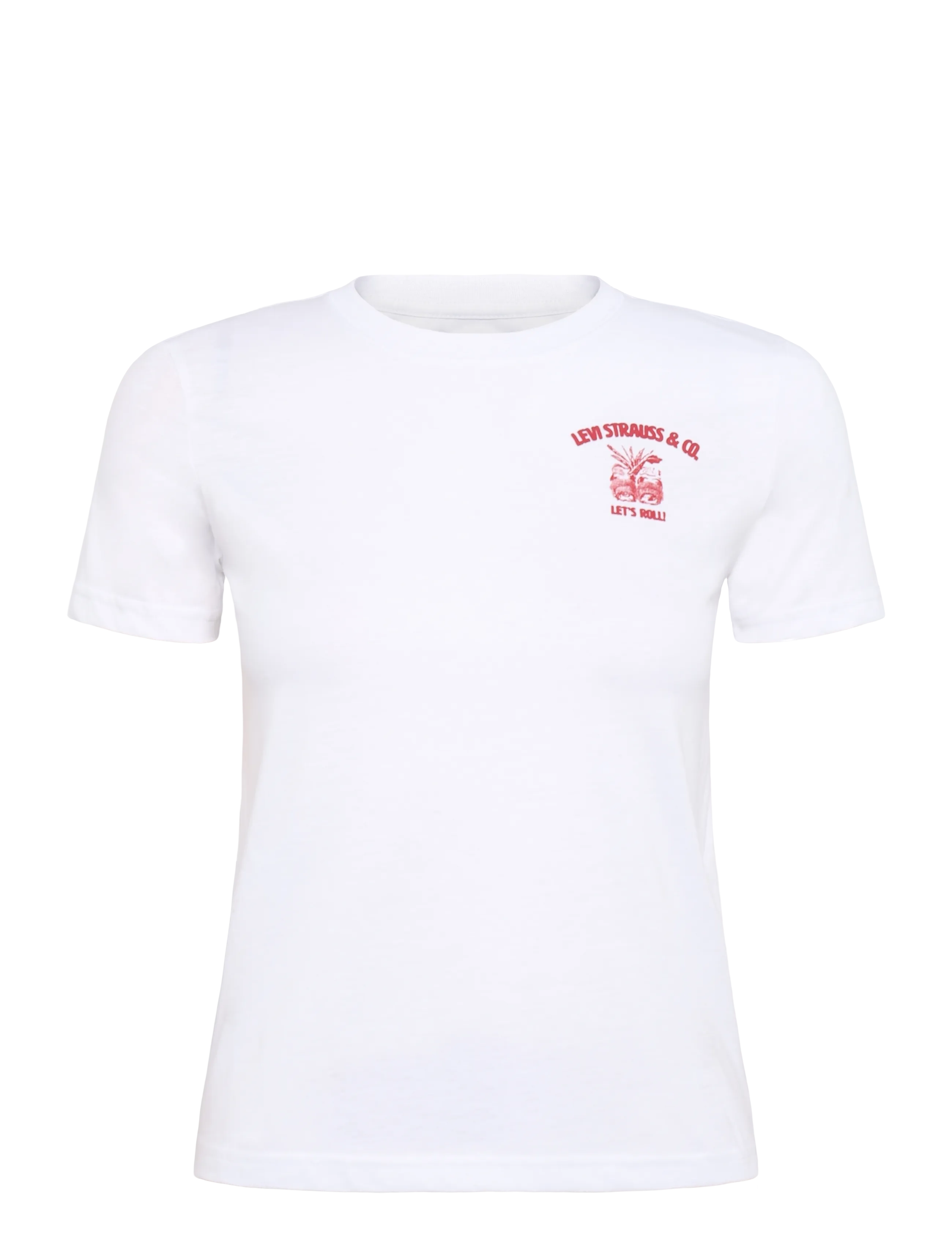 Levi's - TE-S/S TEE - lühikeste varrukatega t-särgid - bright white - 0