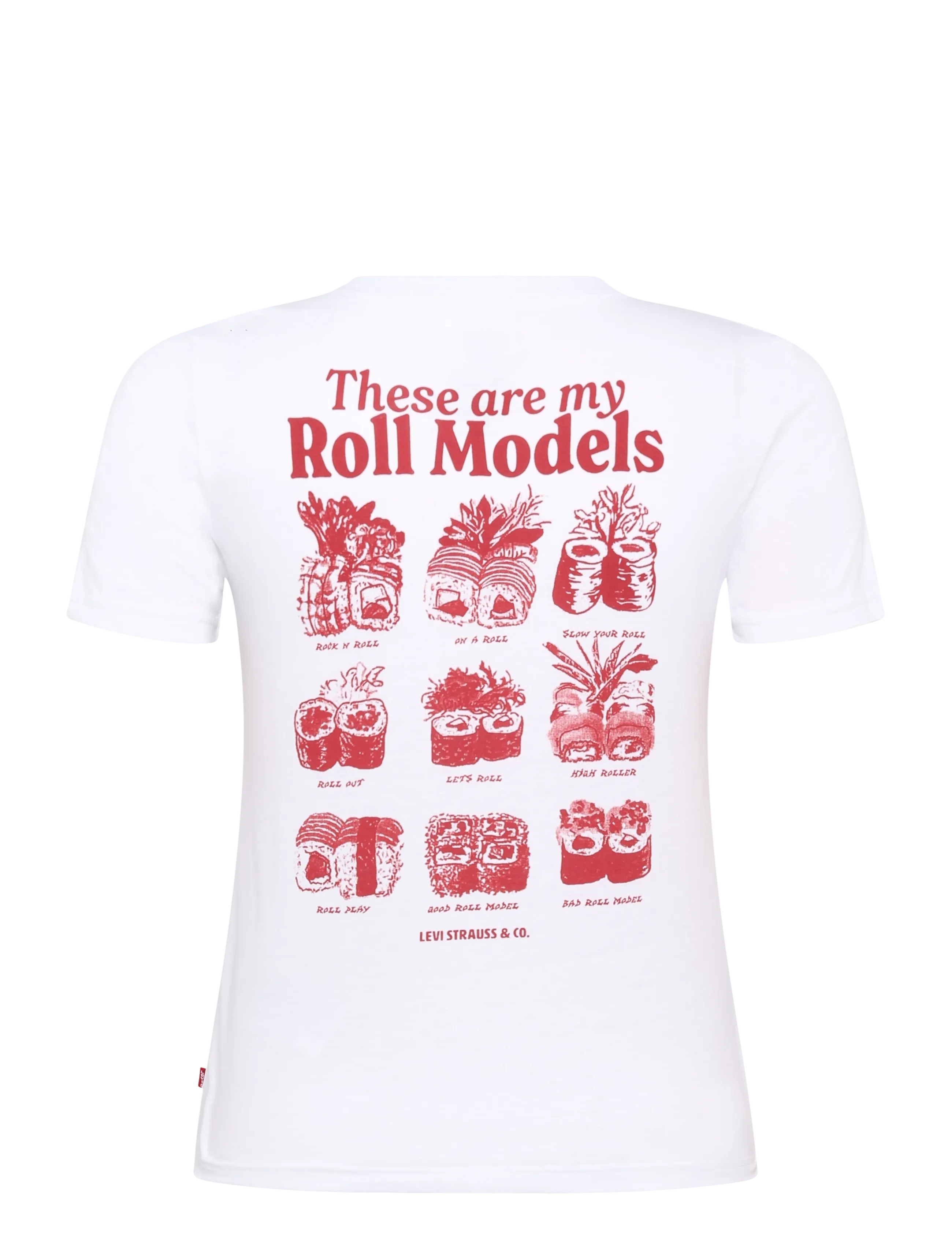 Levi's - TE-S/S TEE - lühikeste varrukatega t-särgid - bright white - 1