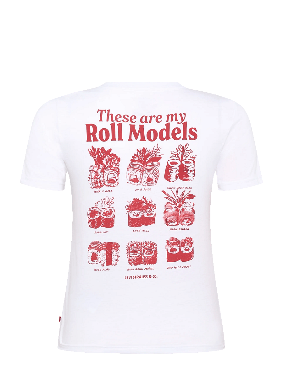Levi's - TE-S/S TEE - kortärmade t-shirts - bright white - 1