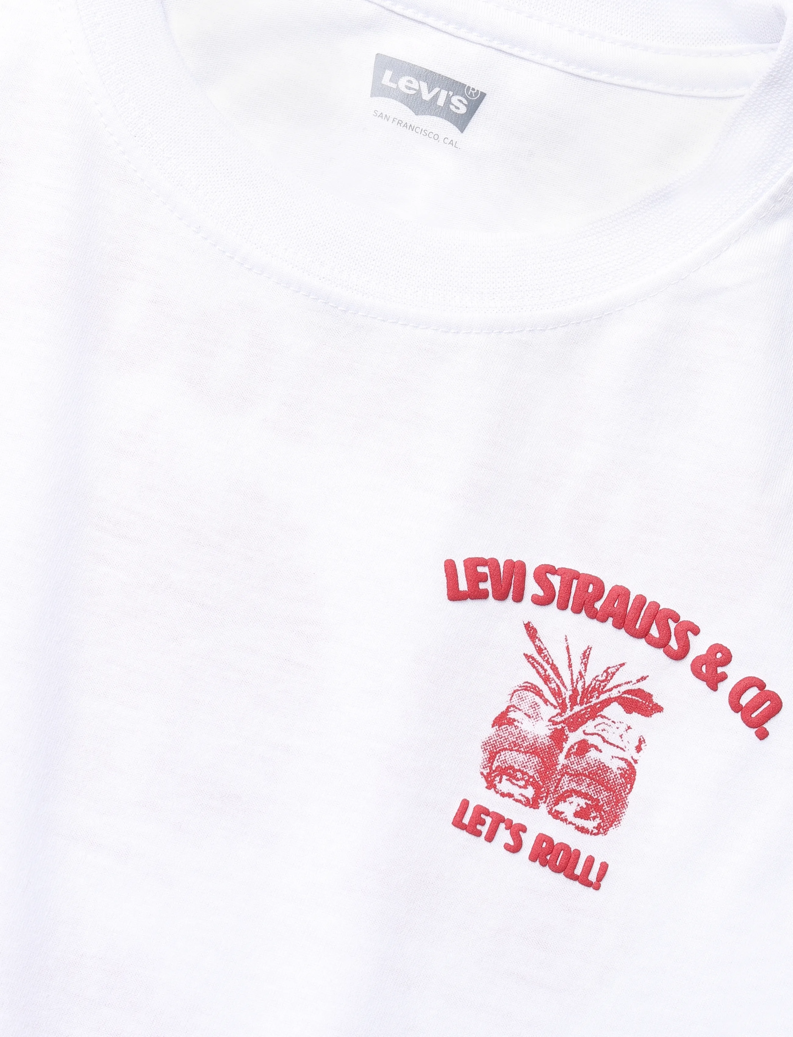 Levi's - TE-S/S TEE - lühikeste varrukatega t-särgid - bright white - 2