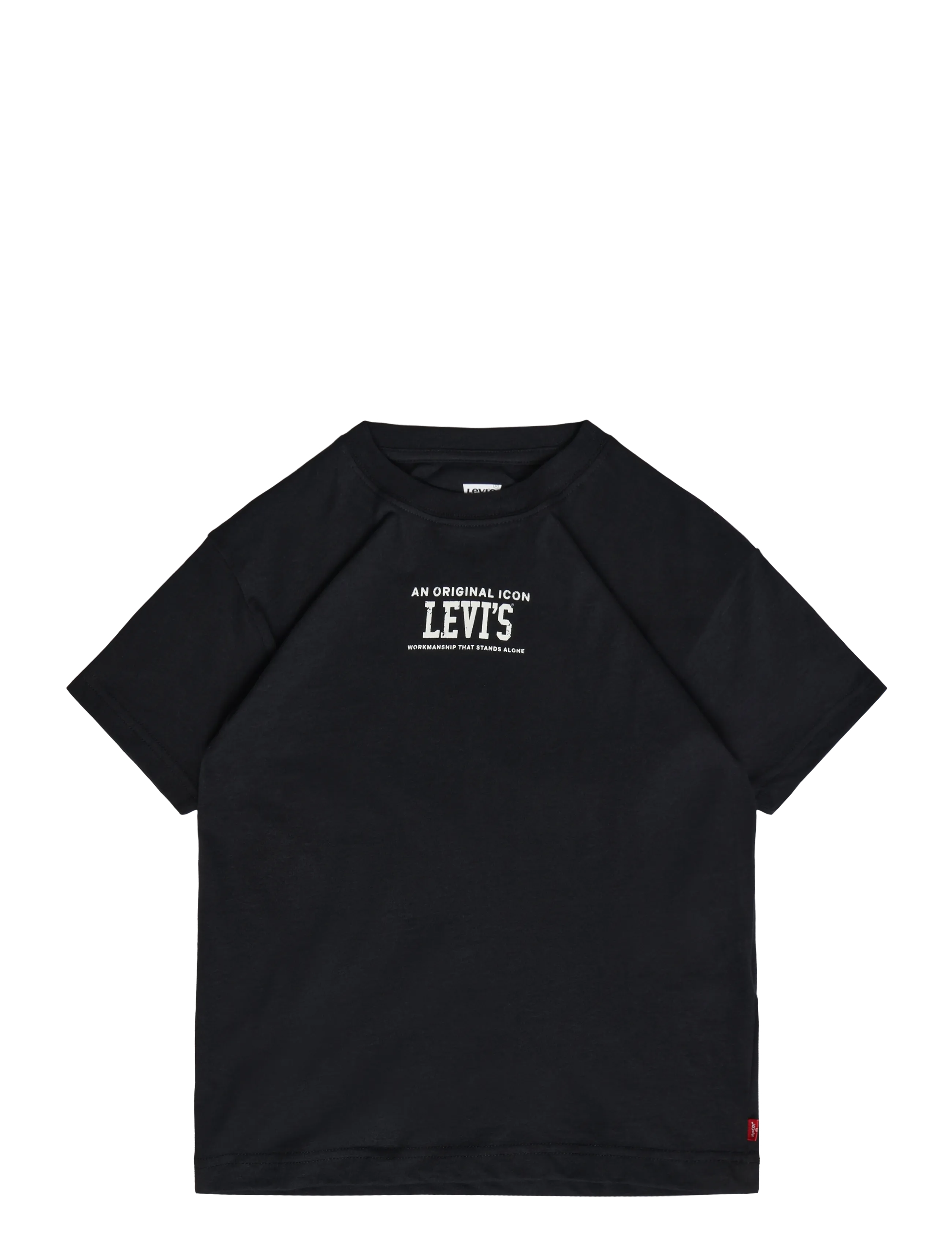 Levi's TE-S/S TEE - Teens 9-14 år - JET BLACK / black