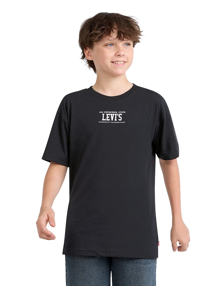 Levi's - TE-S/S TEE - kortærmede t-shirts - jet black - 0
