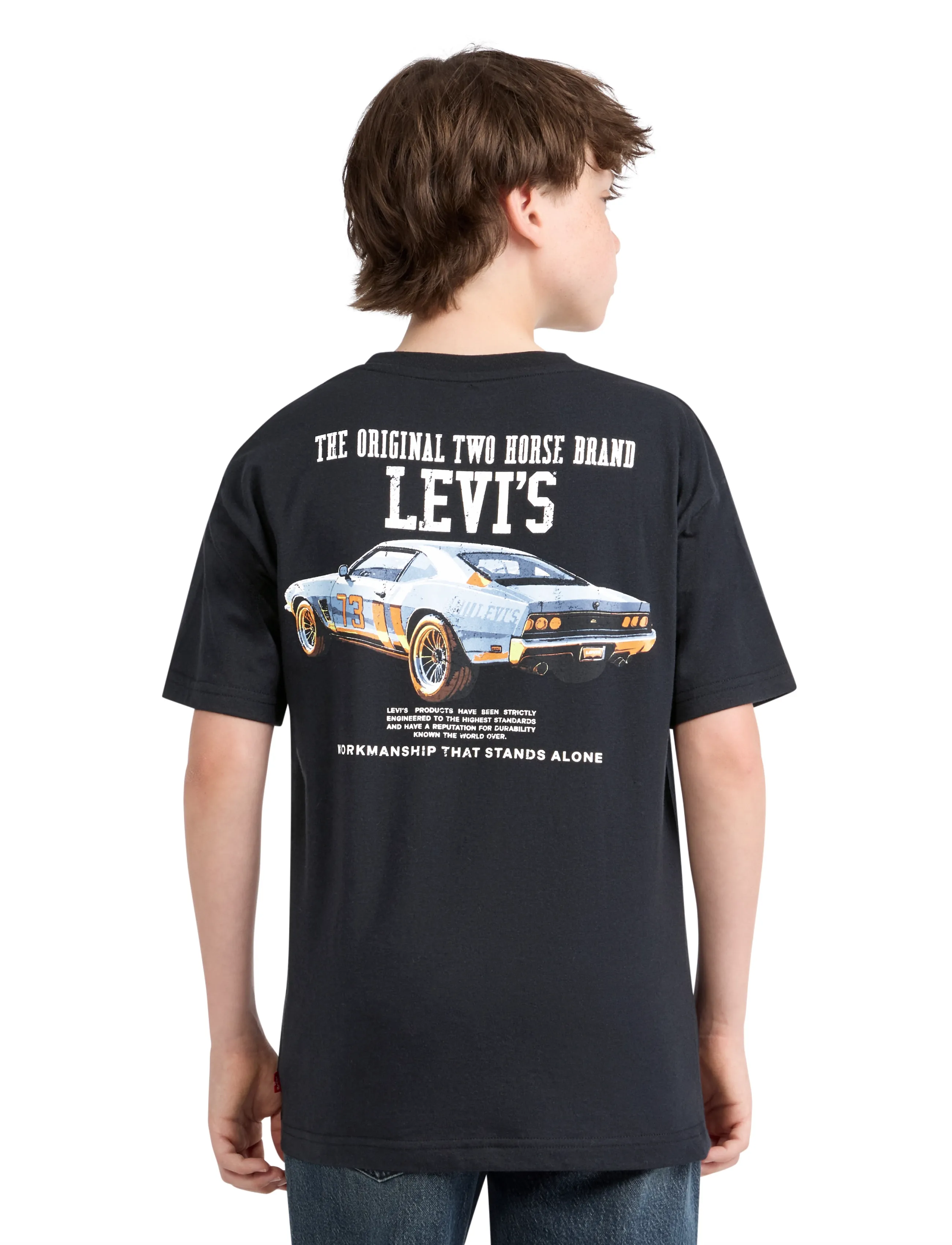 Levi's - TE-S/S TEE - lühikeste varrukatega t-särgid - jet black - 2
